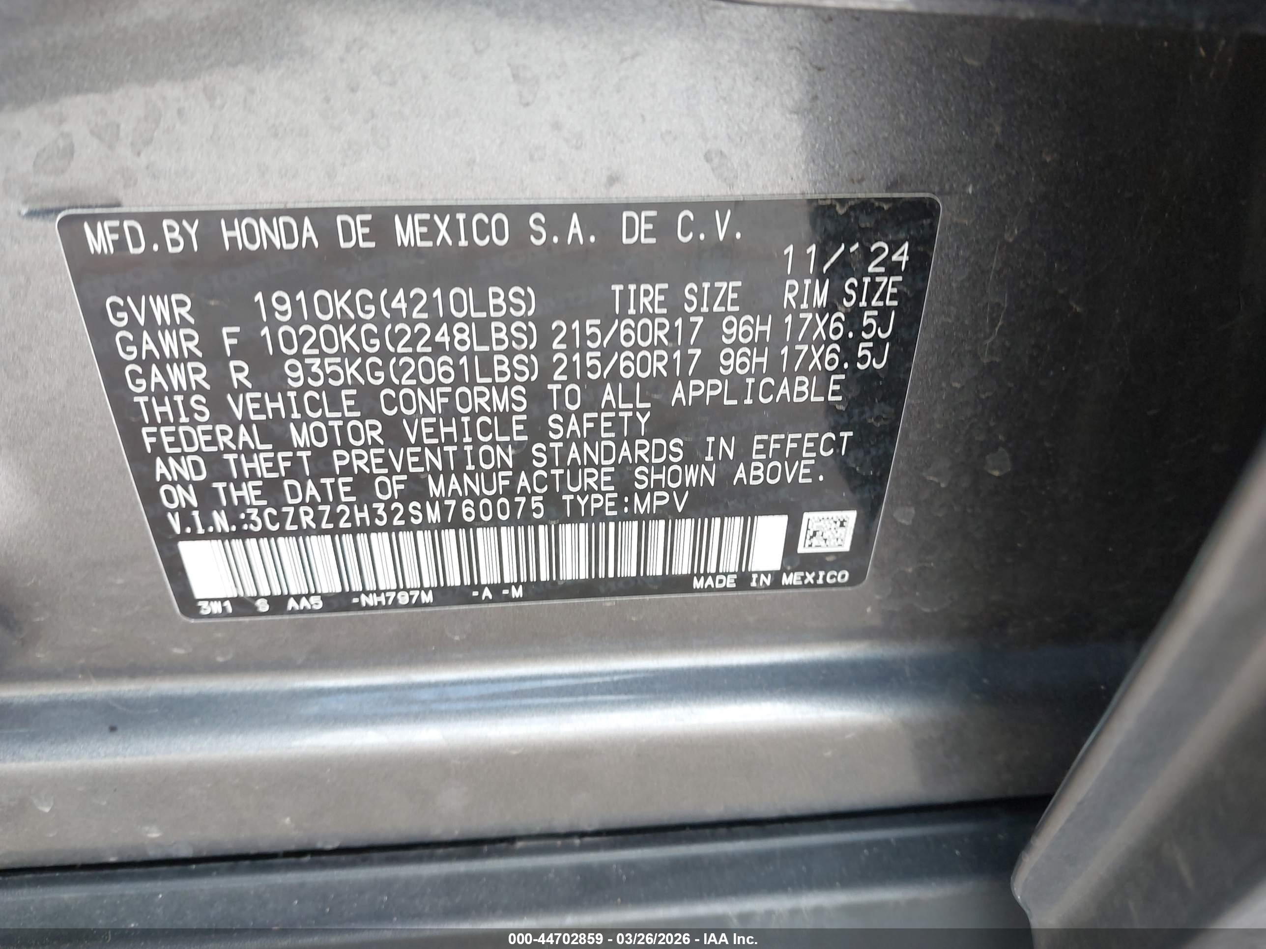 HONDA HR-V image 9