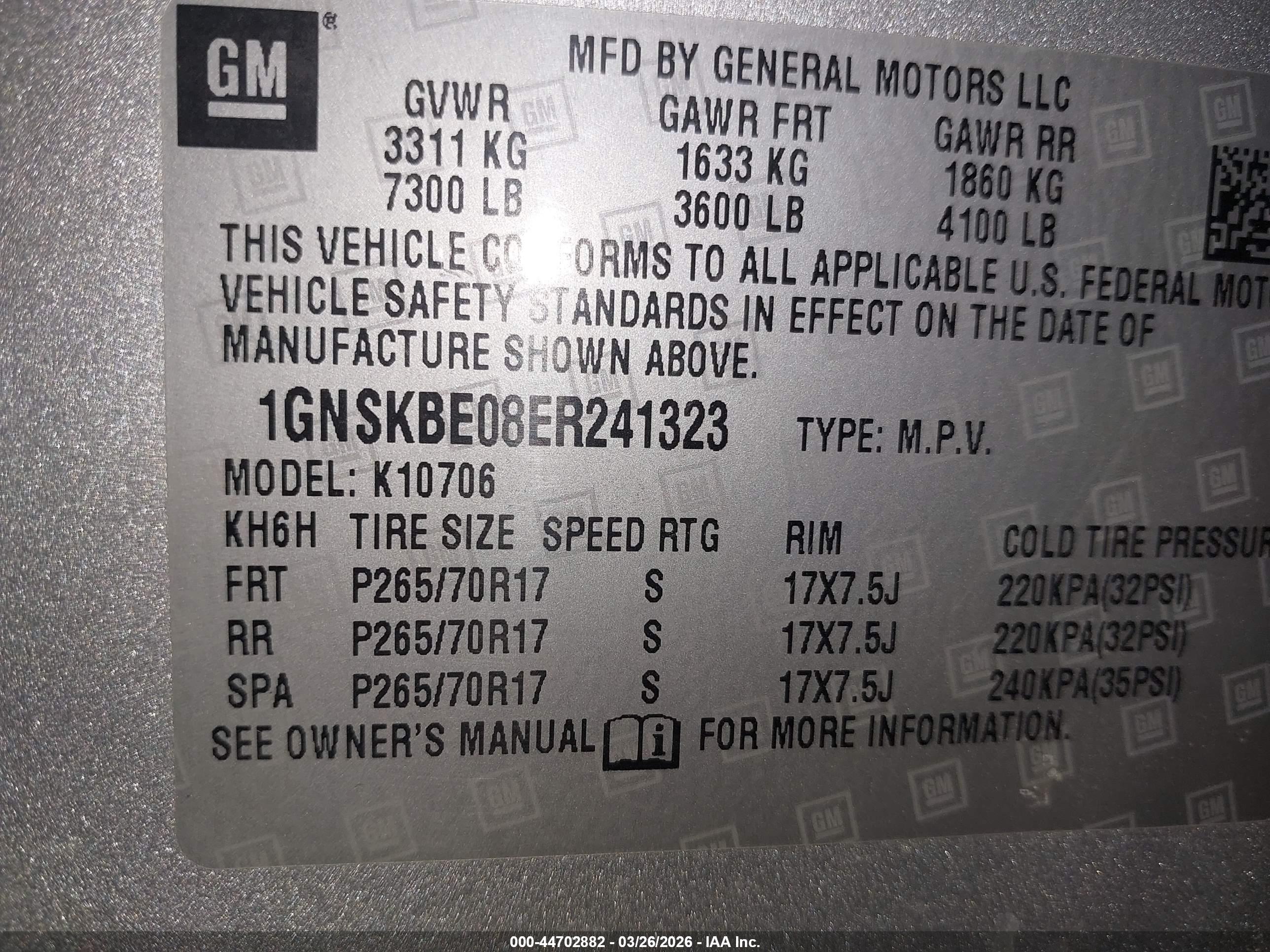 CHEVROLET TAHOE image 9