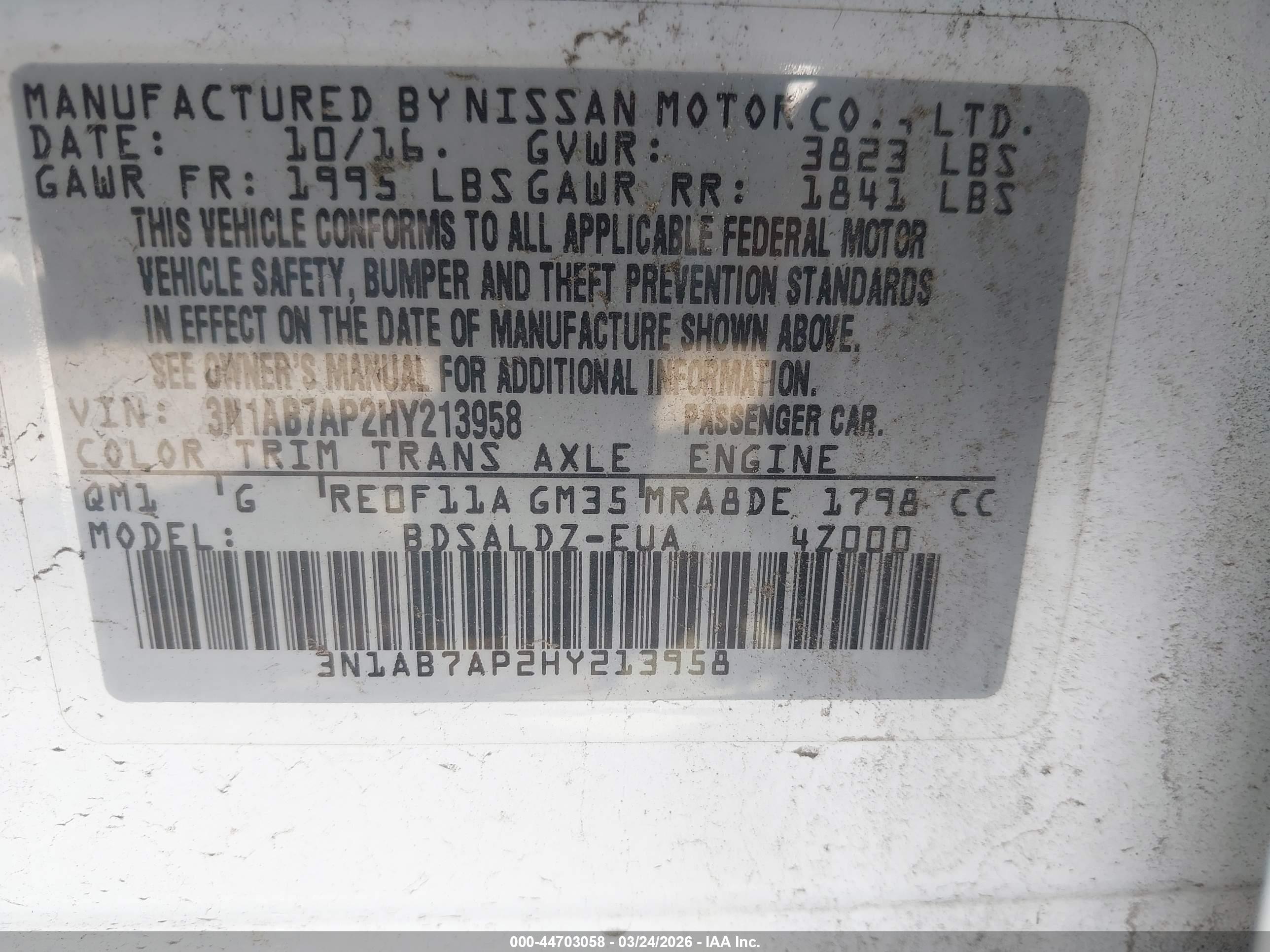 NISSAN SENTRA image 9