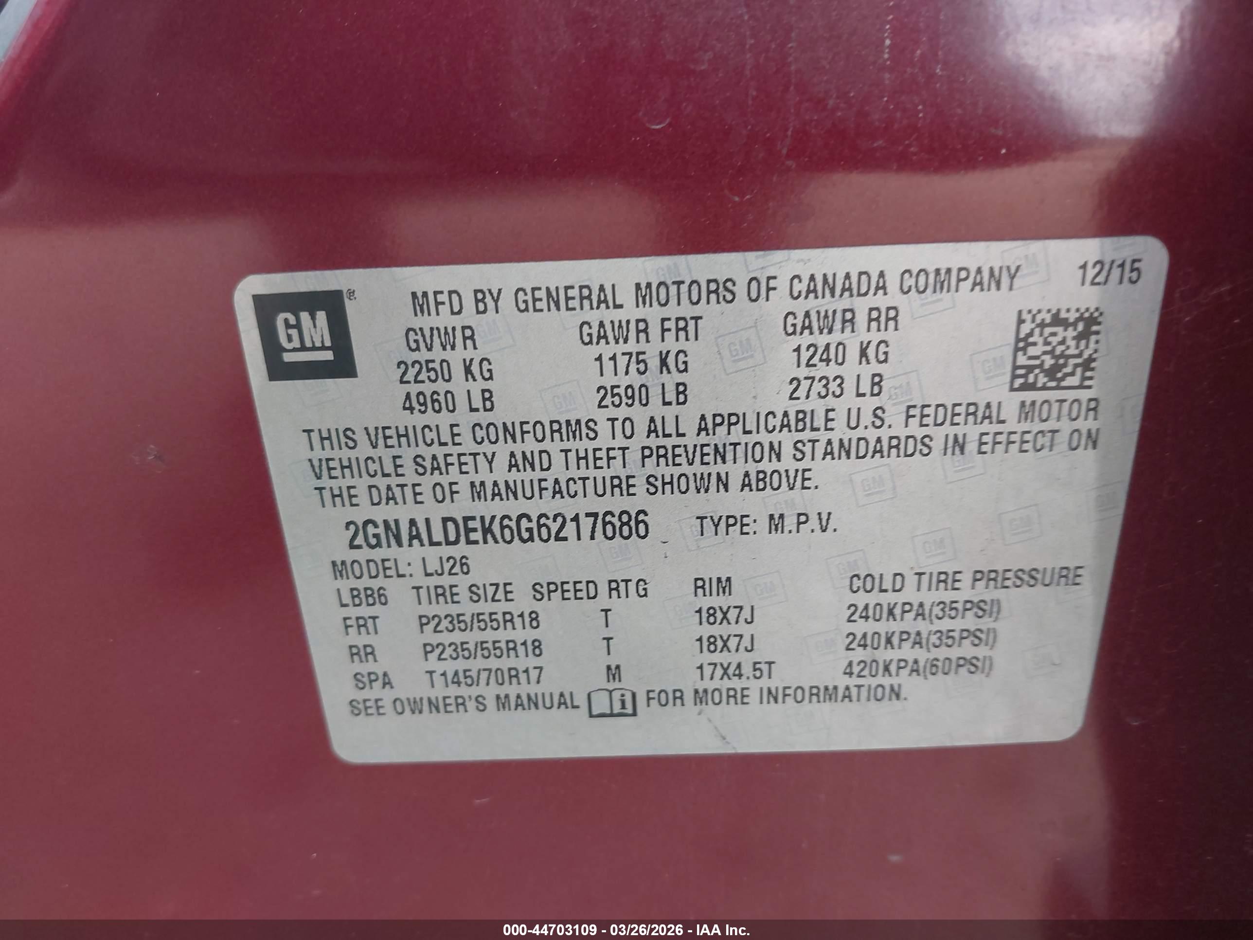 CHEVROLET EQUINOX image 9