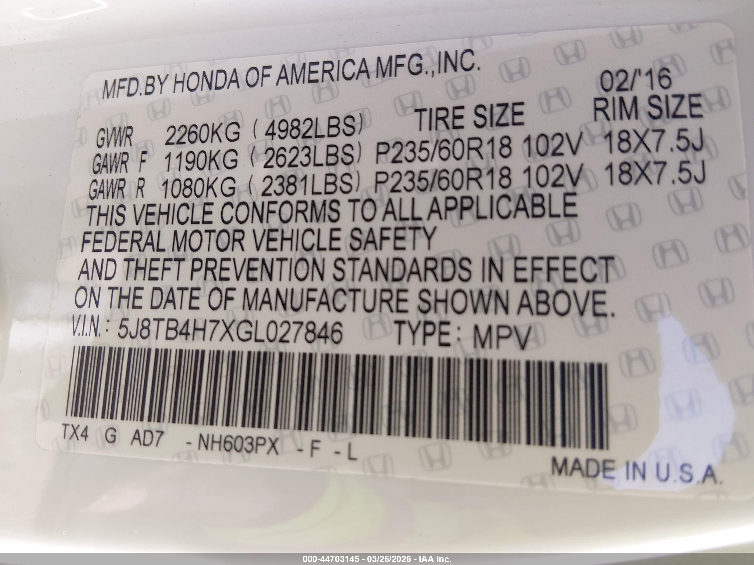 ACURA RDX image 9