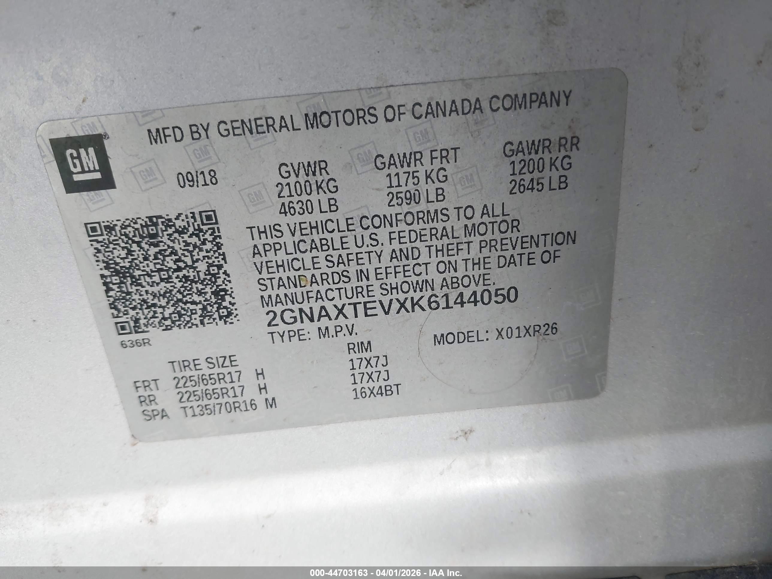 CHEVROLET EQUINOX image 9