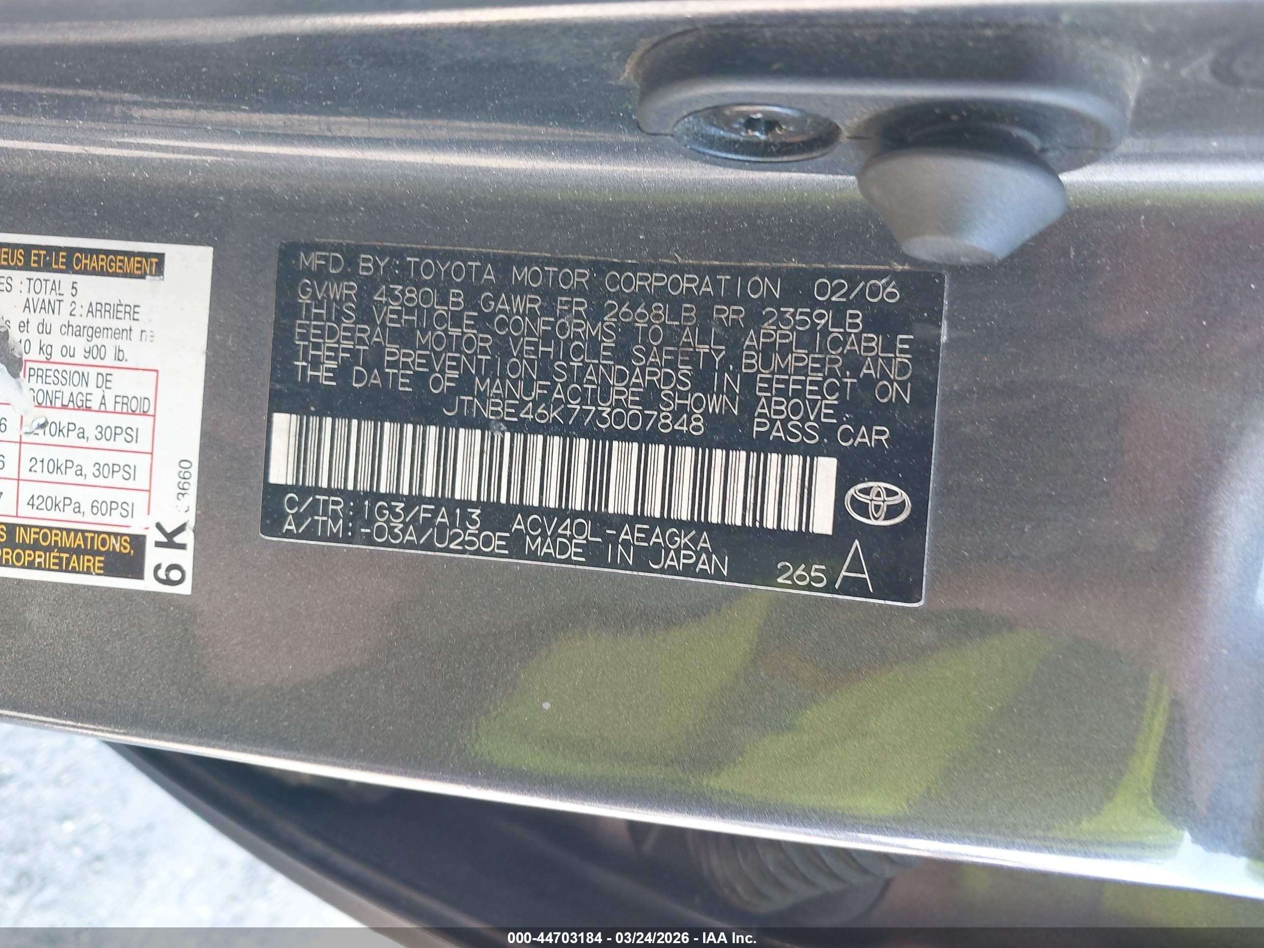 TOYOTA CAMRY image 9