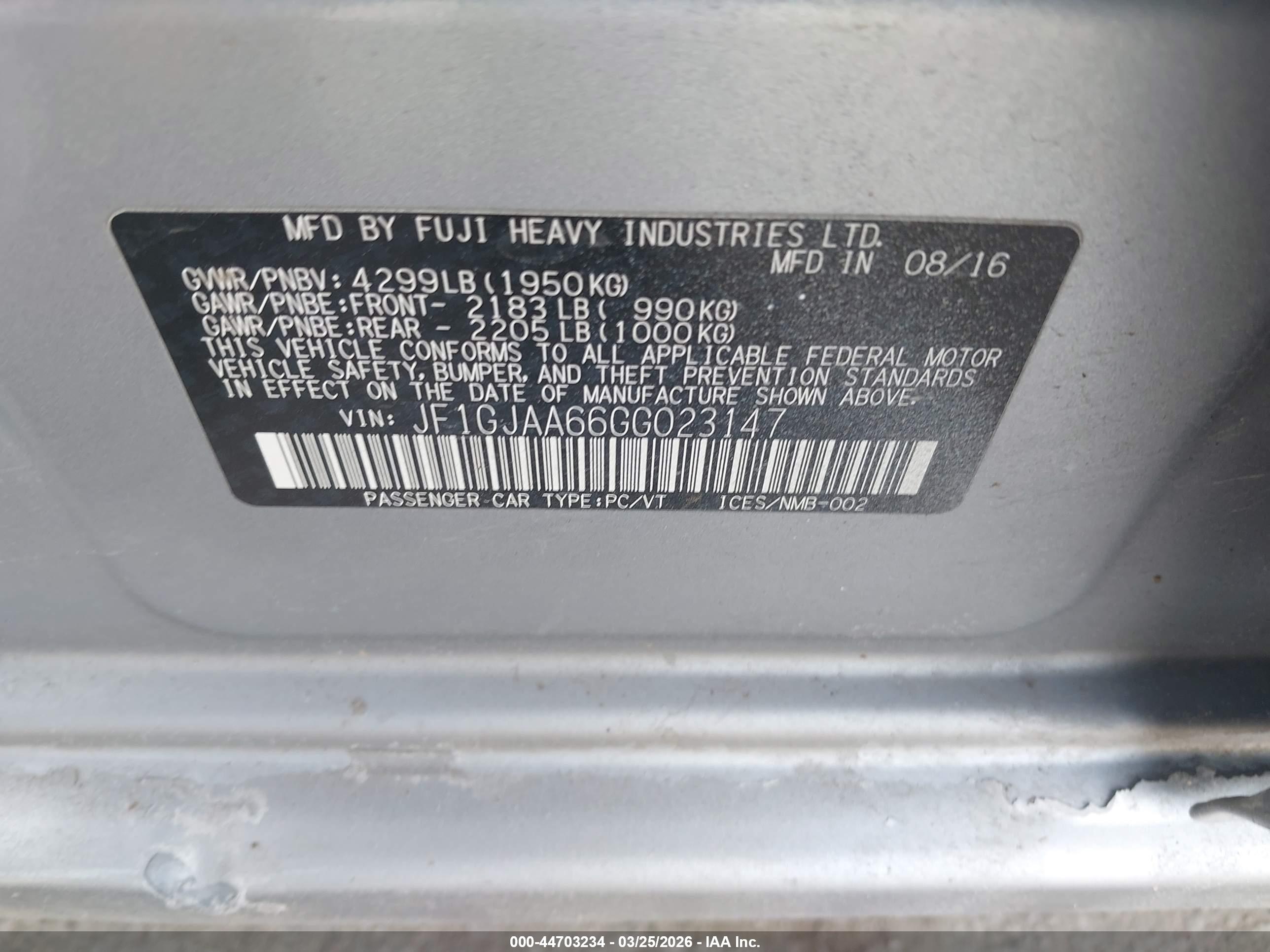SUBARU IMPREZA image 9