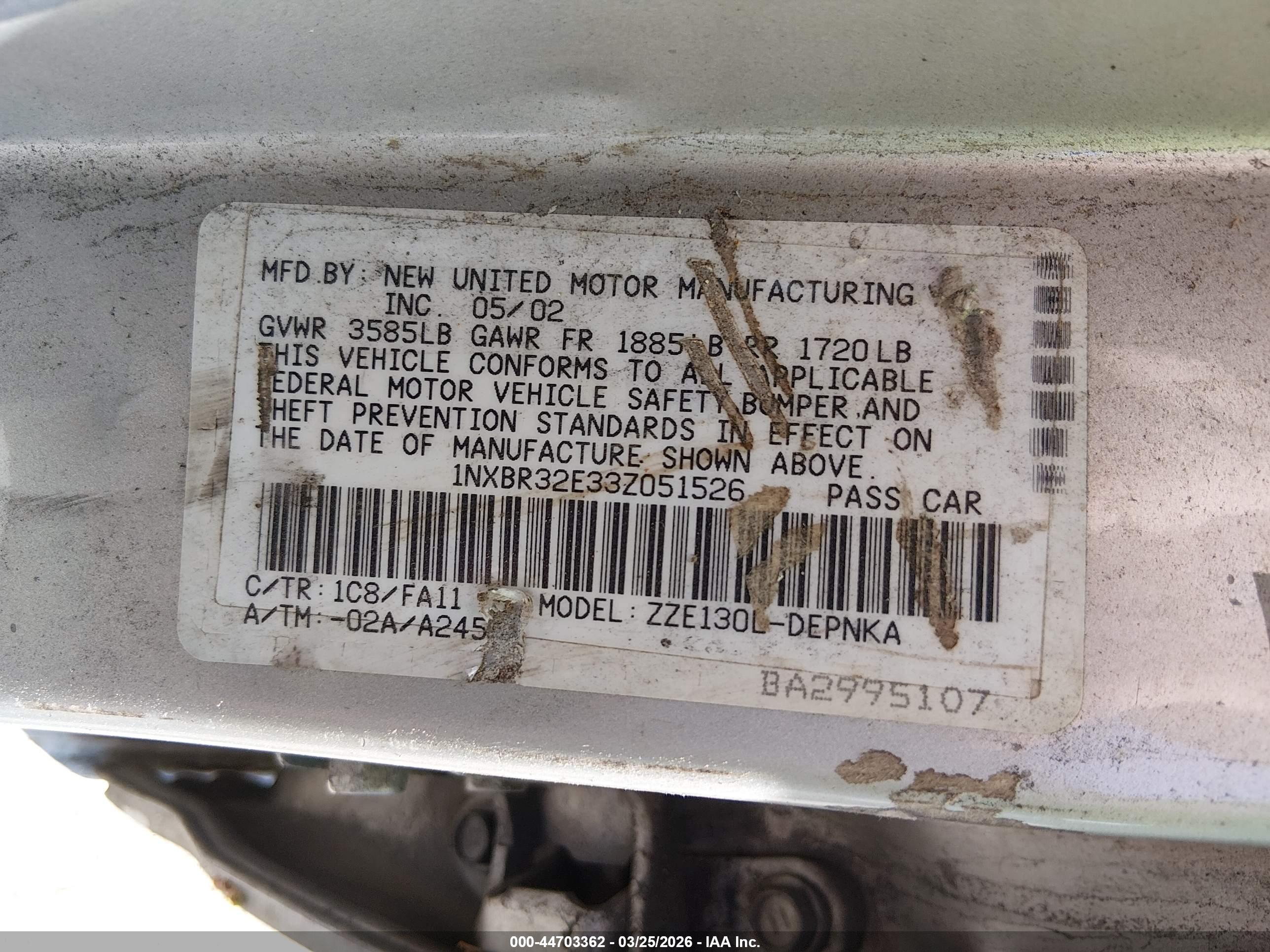 TOYOTA COROLLA image 9