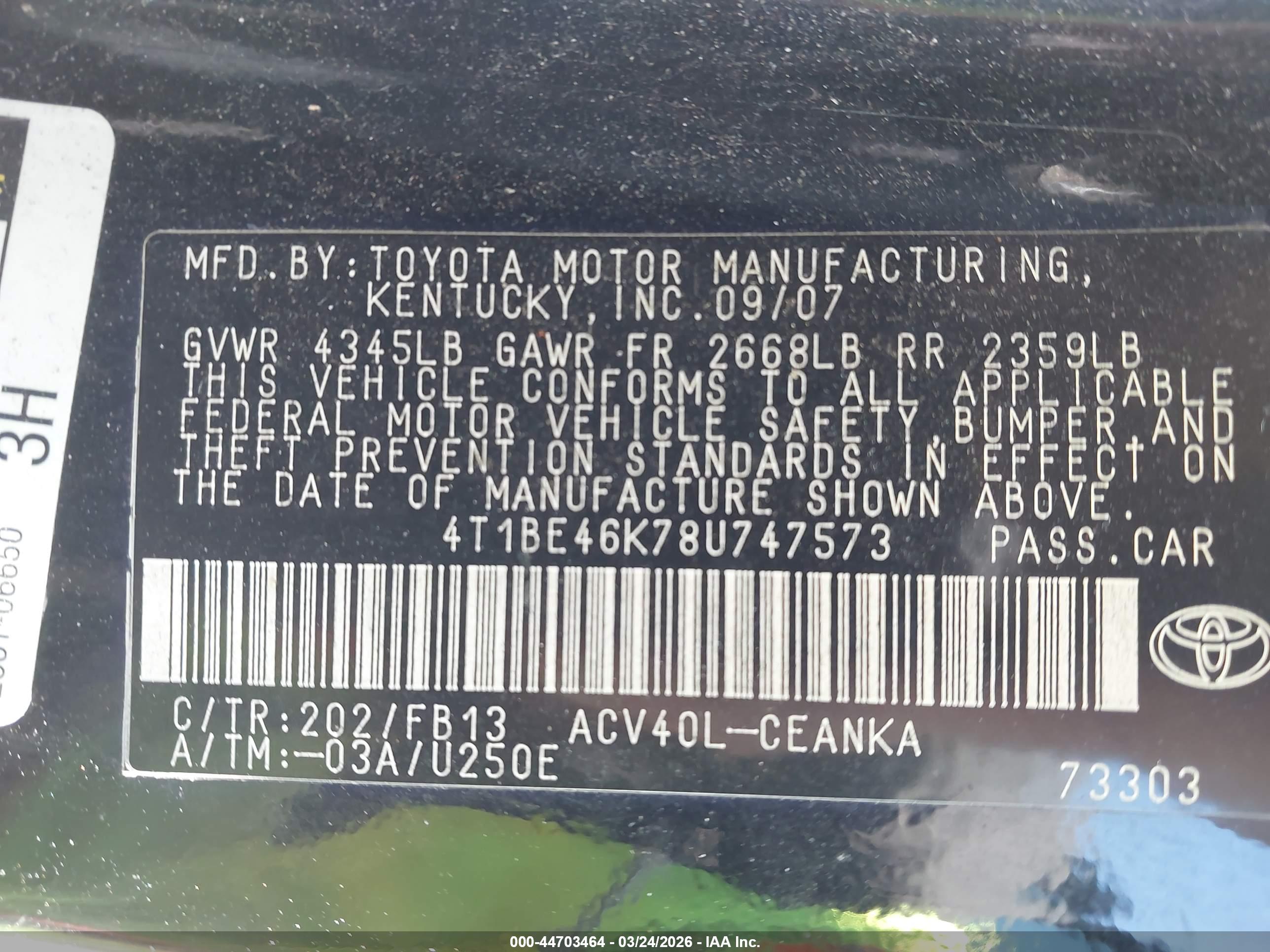 TOYOTA CAMRY image 9
