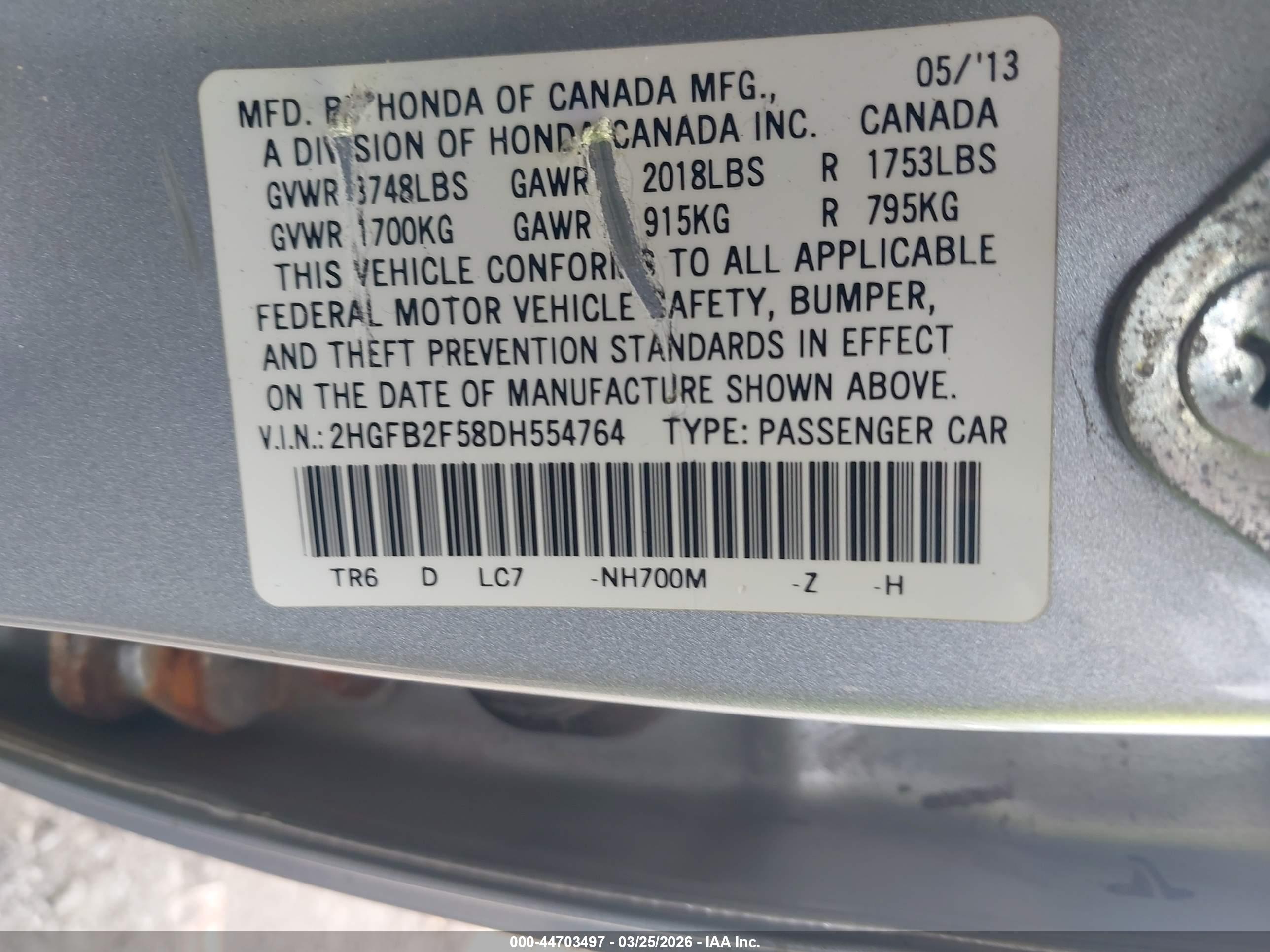 HONDA CIVIC image 9