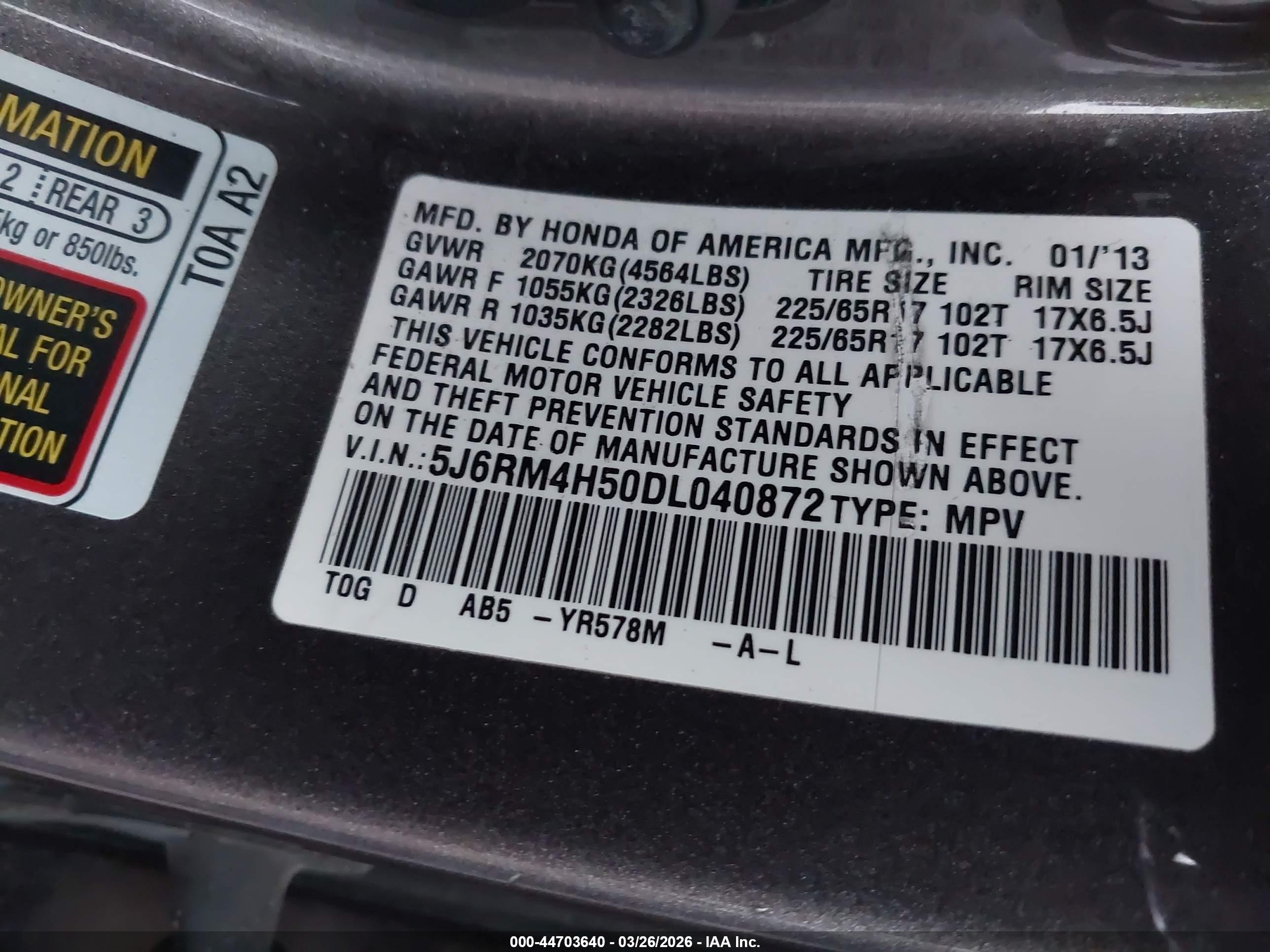 HONDA CR-V image 9