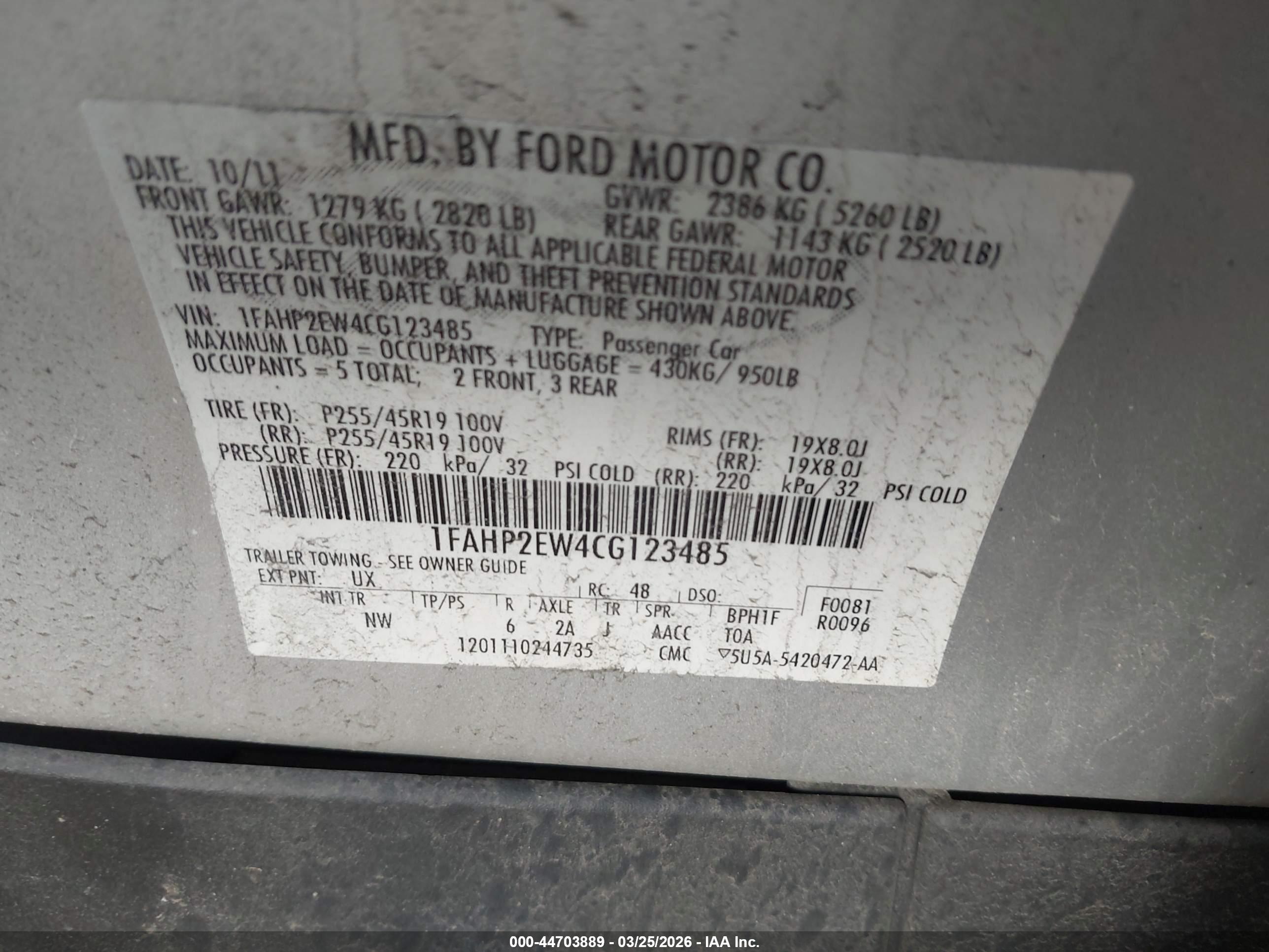 FORD TAURUS image 9