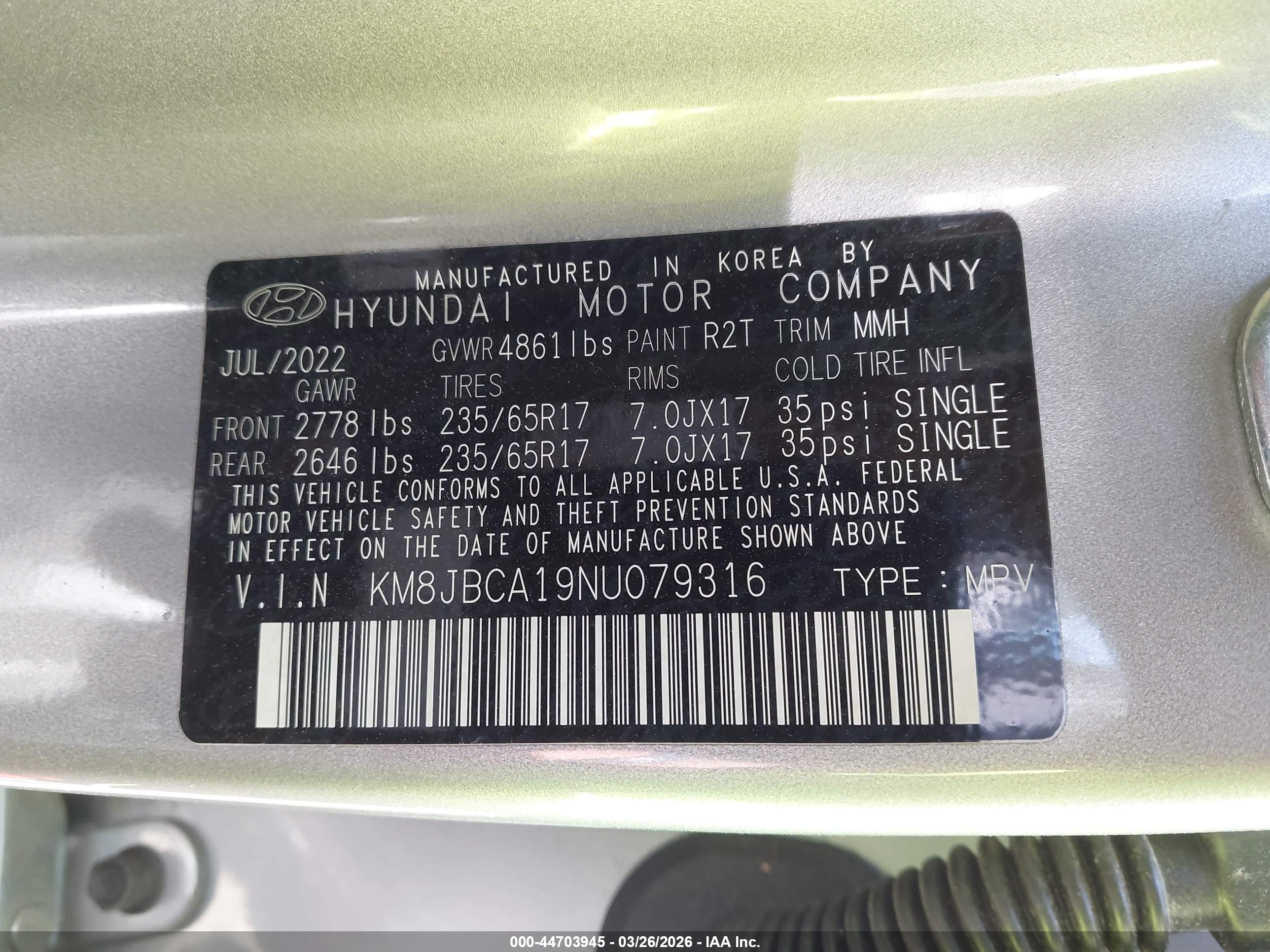 HYUNDAI TUCSON image 9