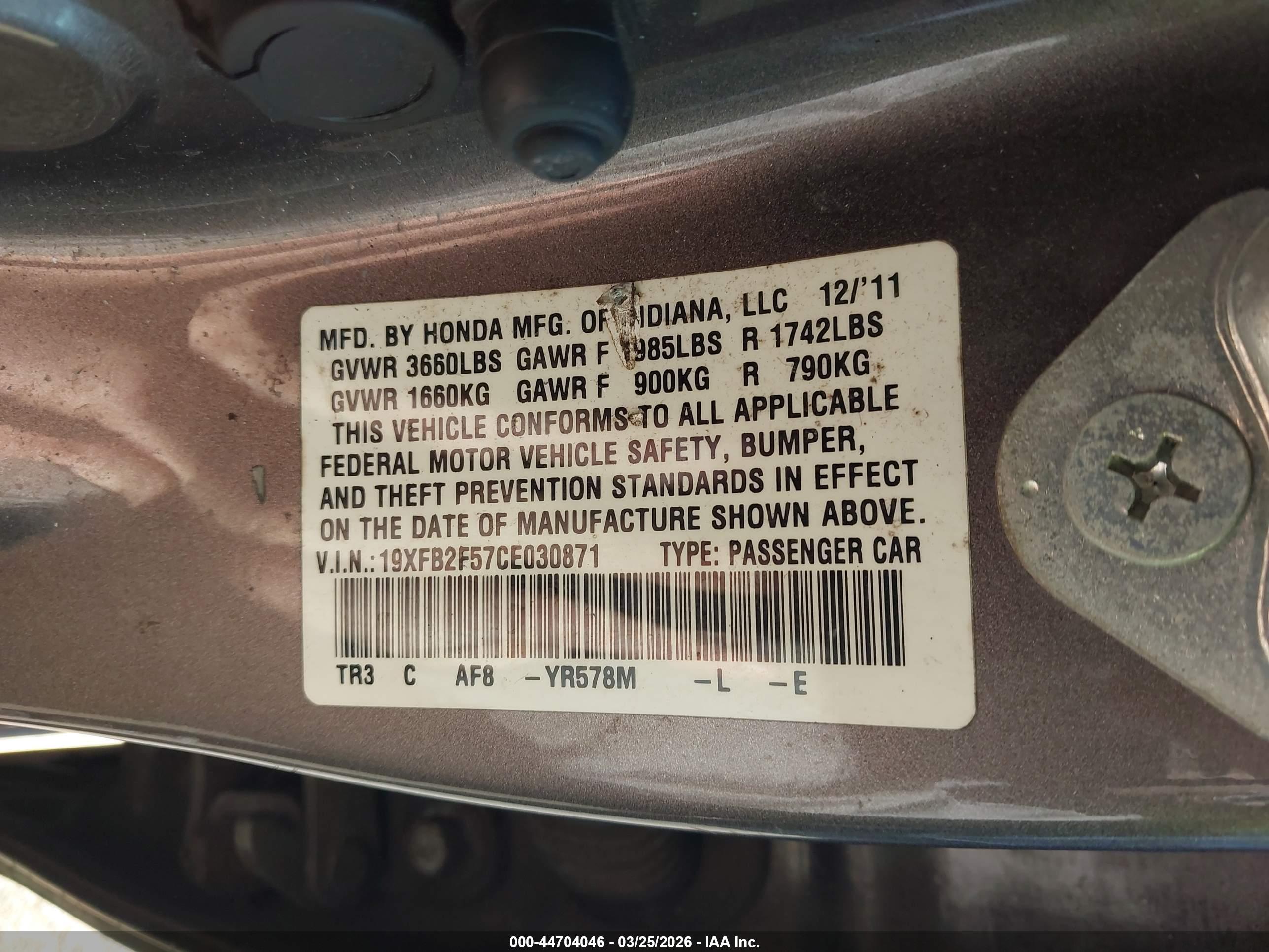 HONDA CIVIC image 9
