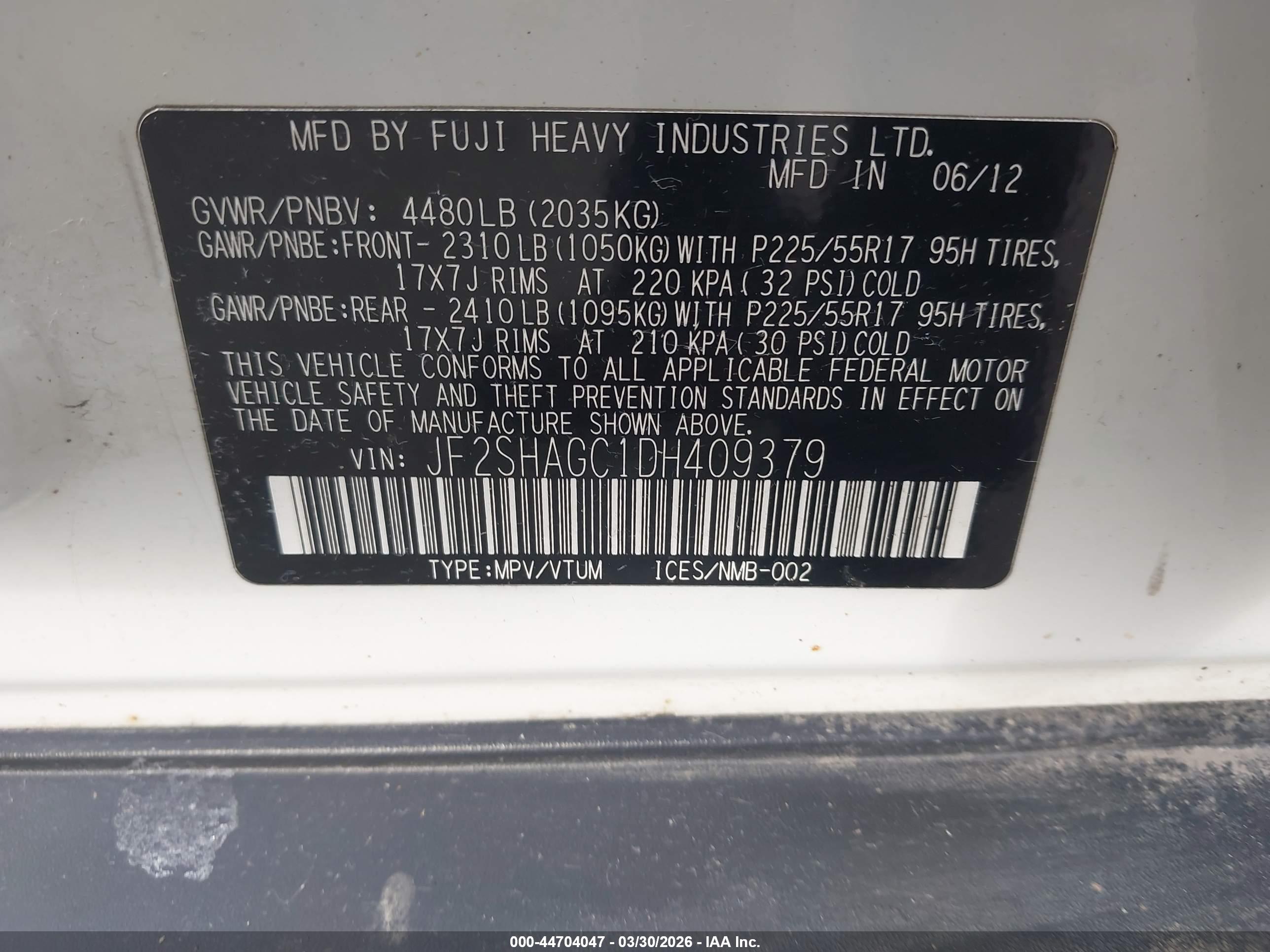 SUBARU FORESTER image 9