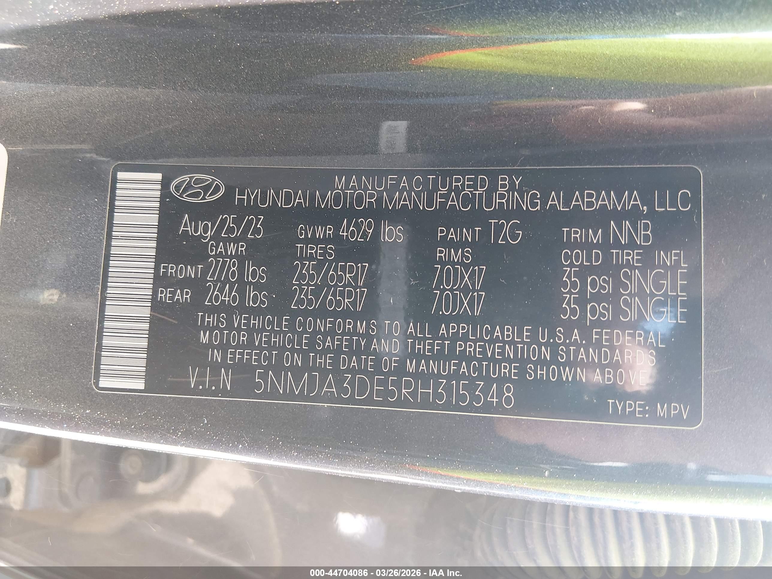 HYUNDAI TUCSON image 9
