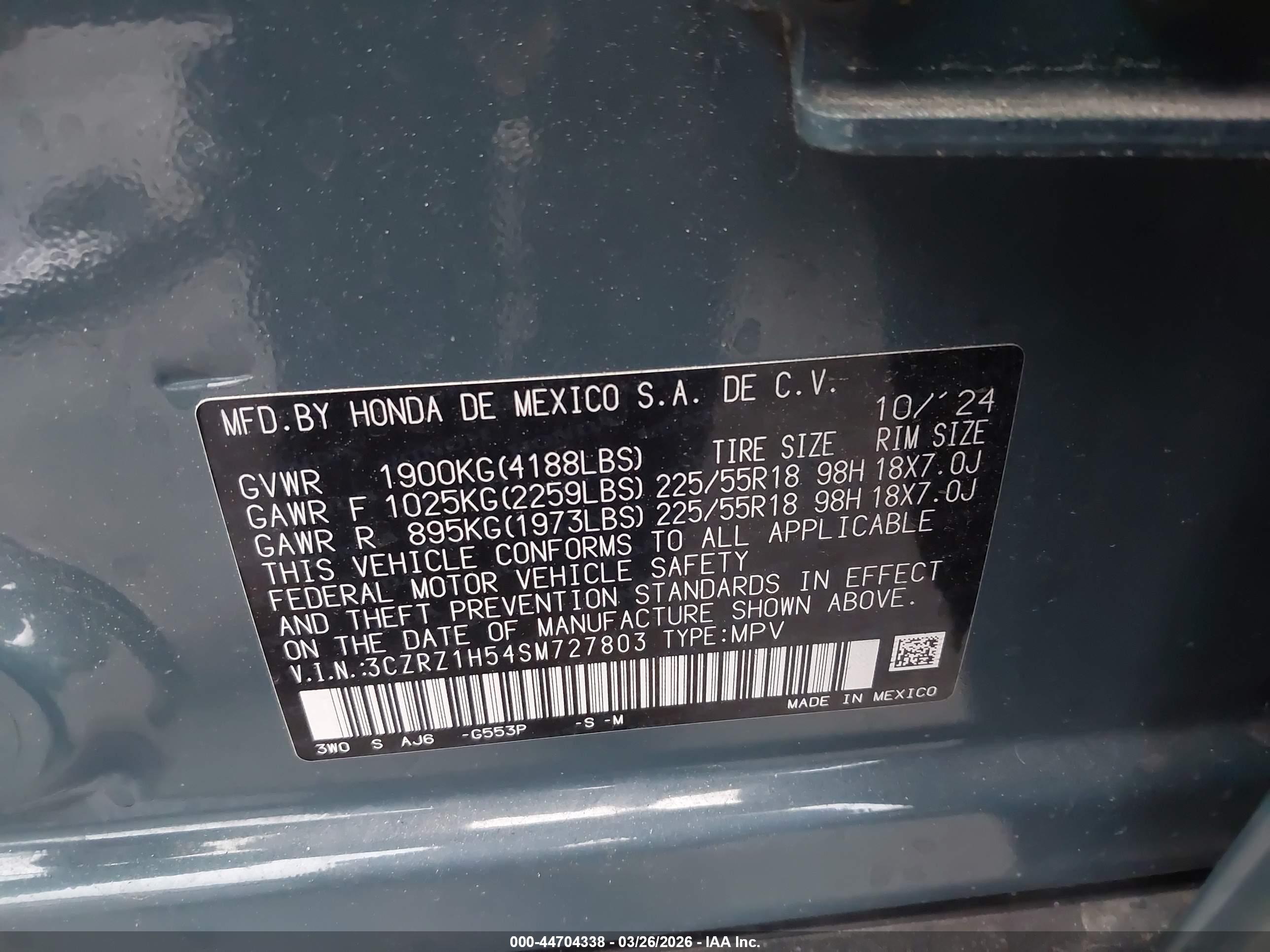 HONDA HR-V image 9