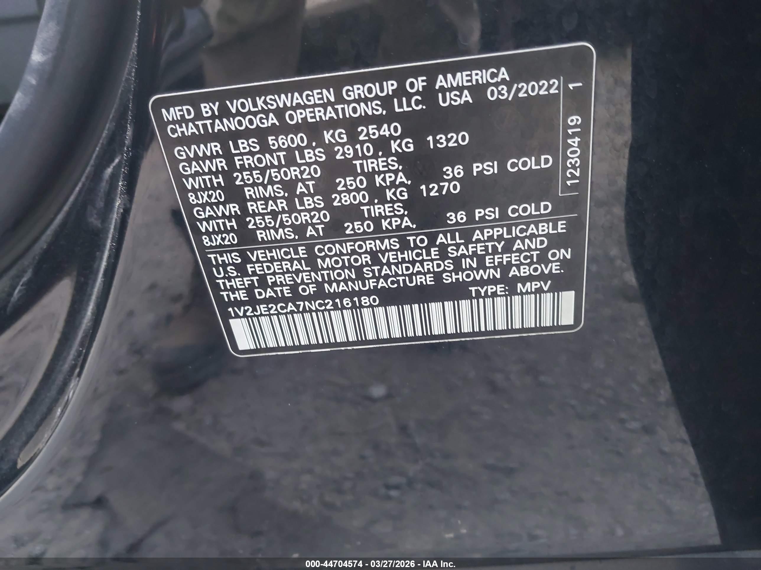 VOLKSWAGEN ATLAS image 9
