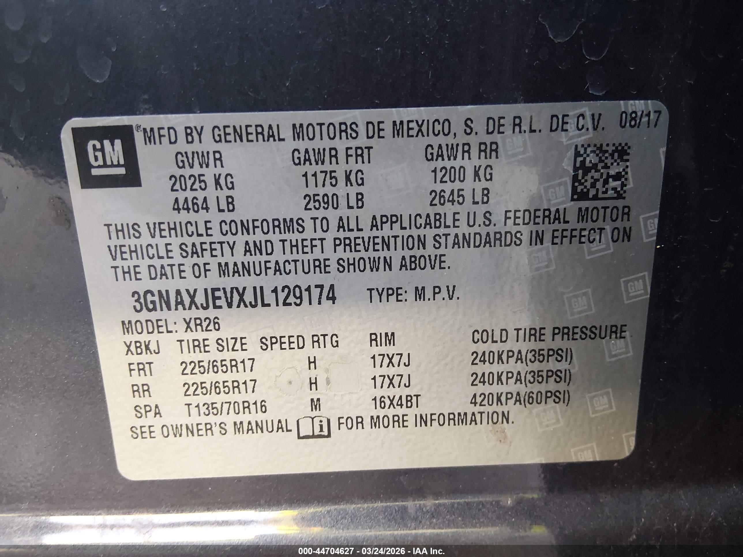 CHEVROLET EQUINOX image 9