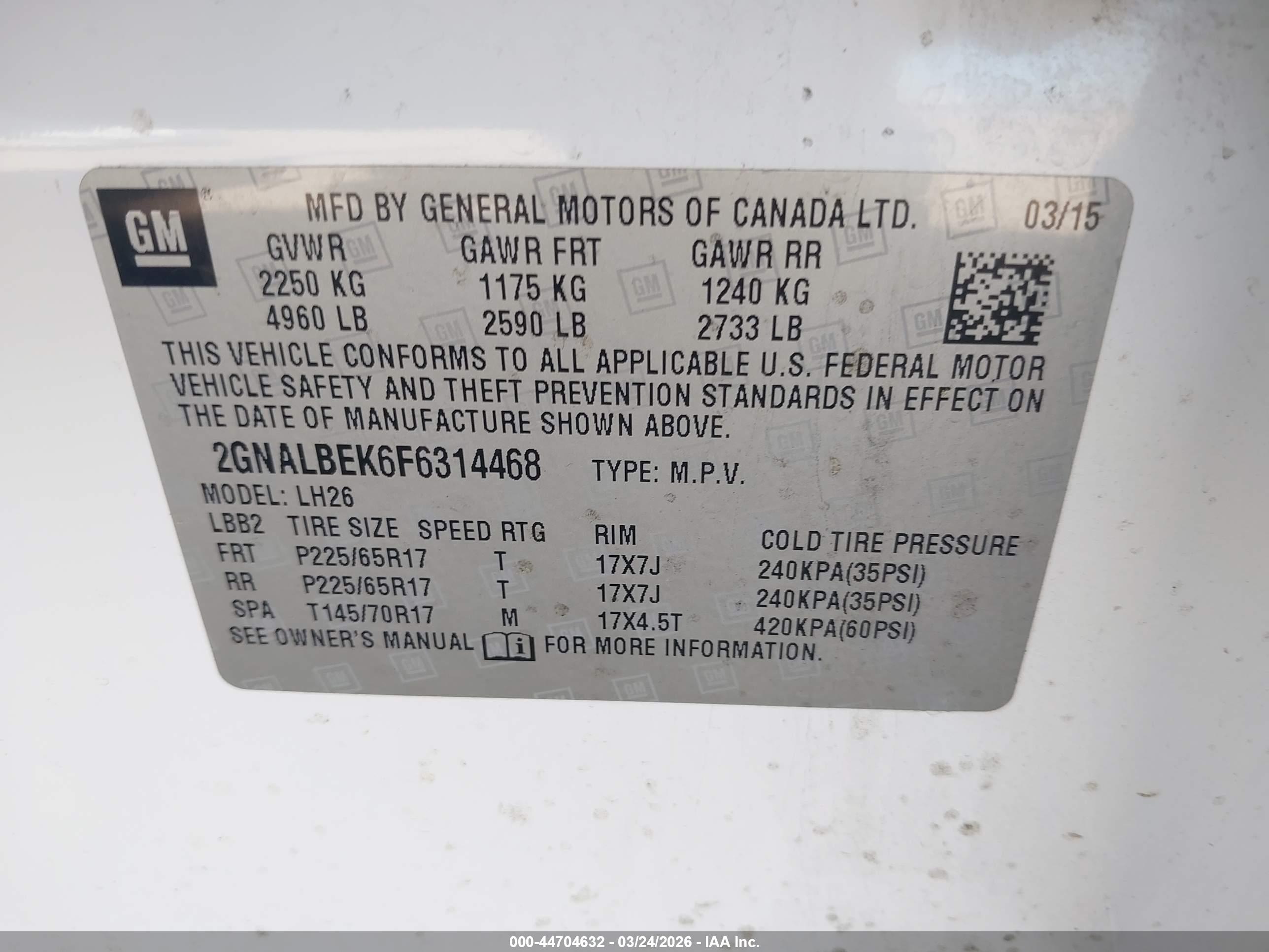 CHEVROLET EQUINOX image 9