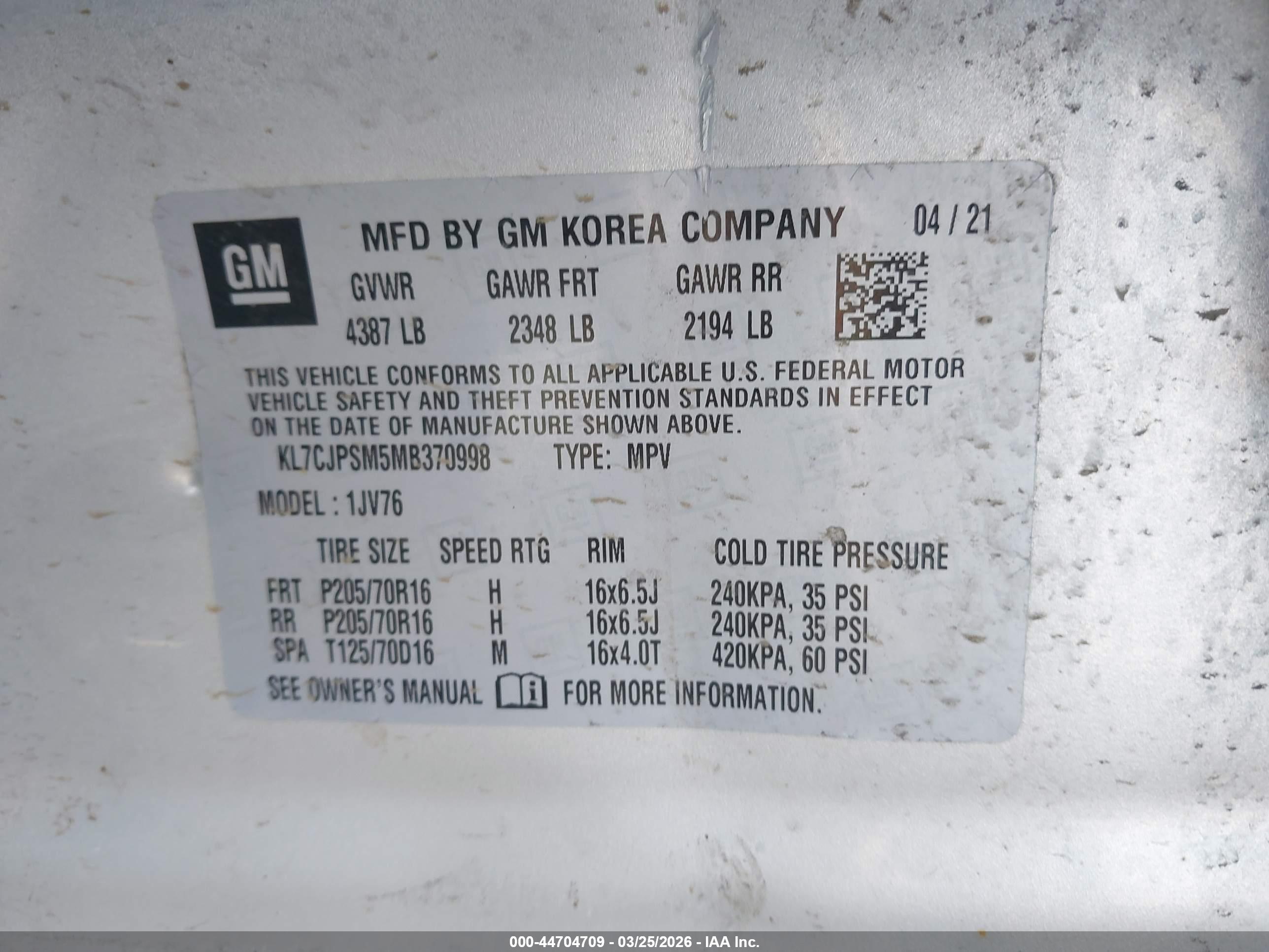 CHEVROLET TRAX image 9