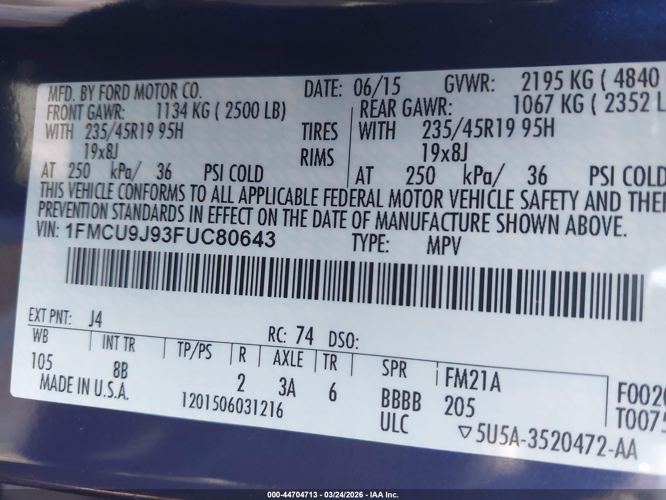 FORD ESCAPE image 9