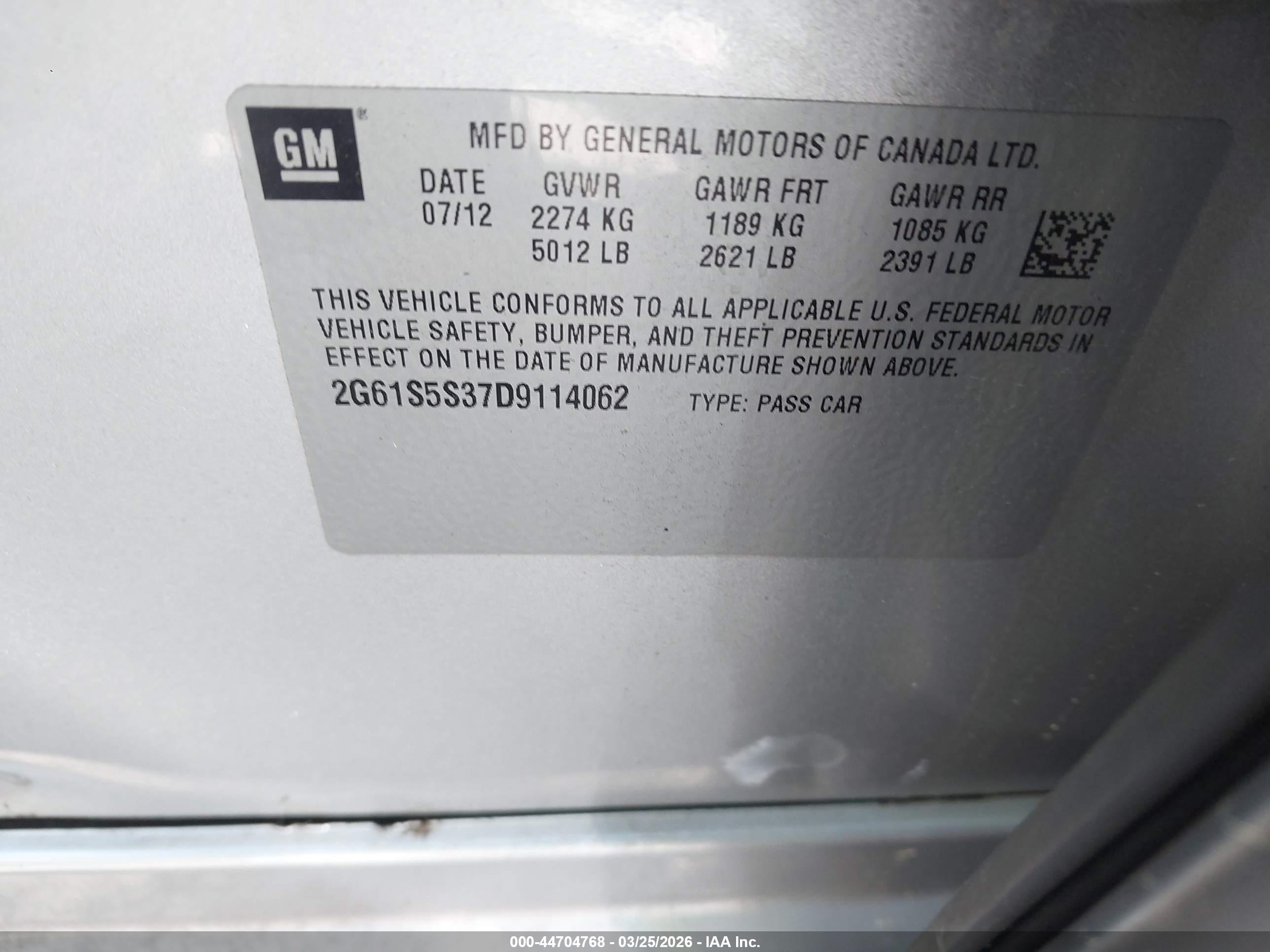 CADILLAC XTS image 9