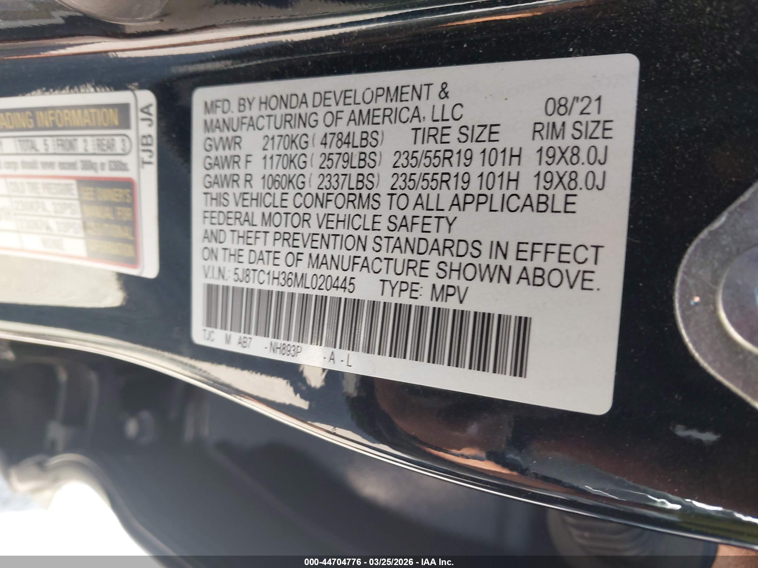 ACURA RDX image 9