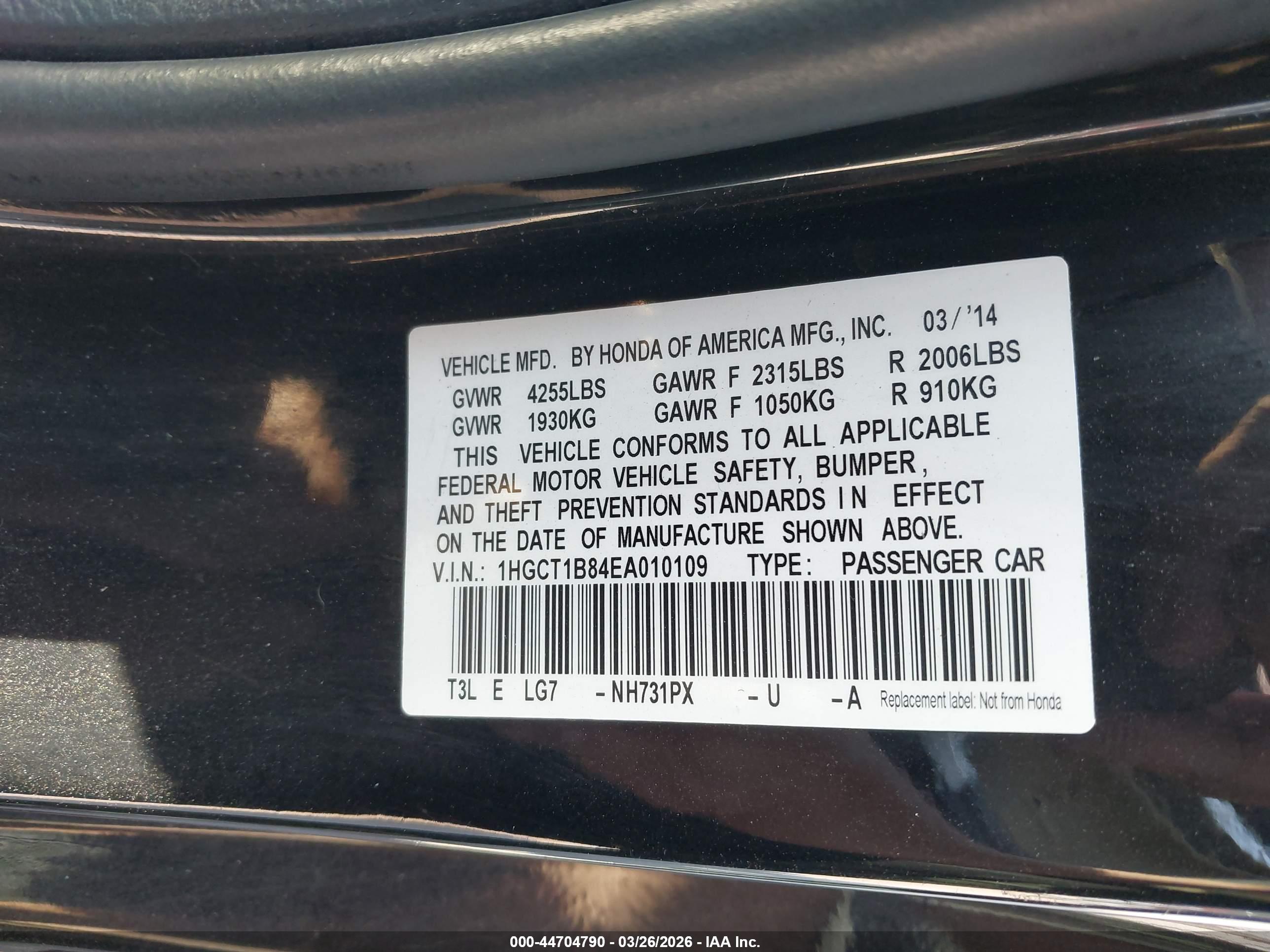 HONDA ACCORD image 9