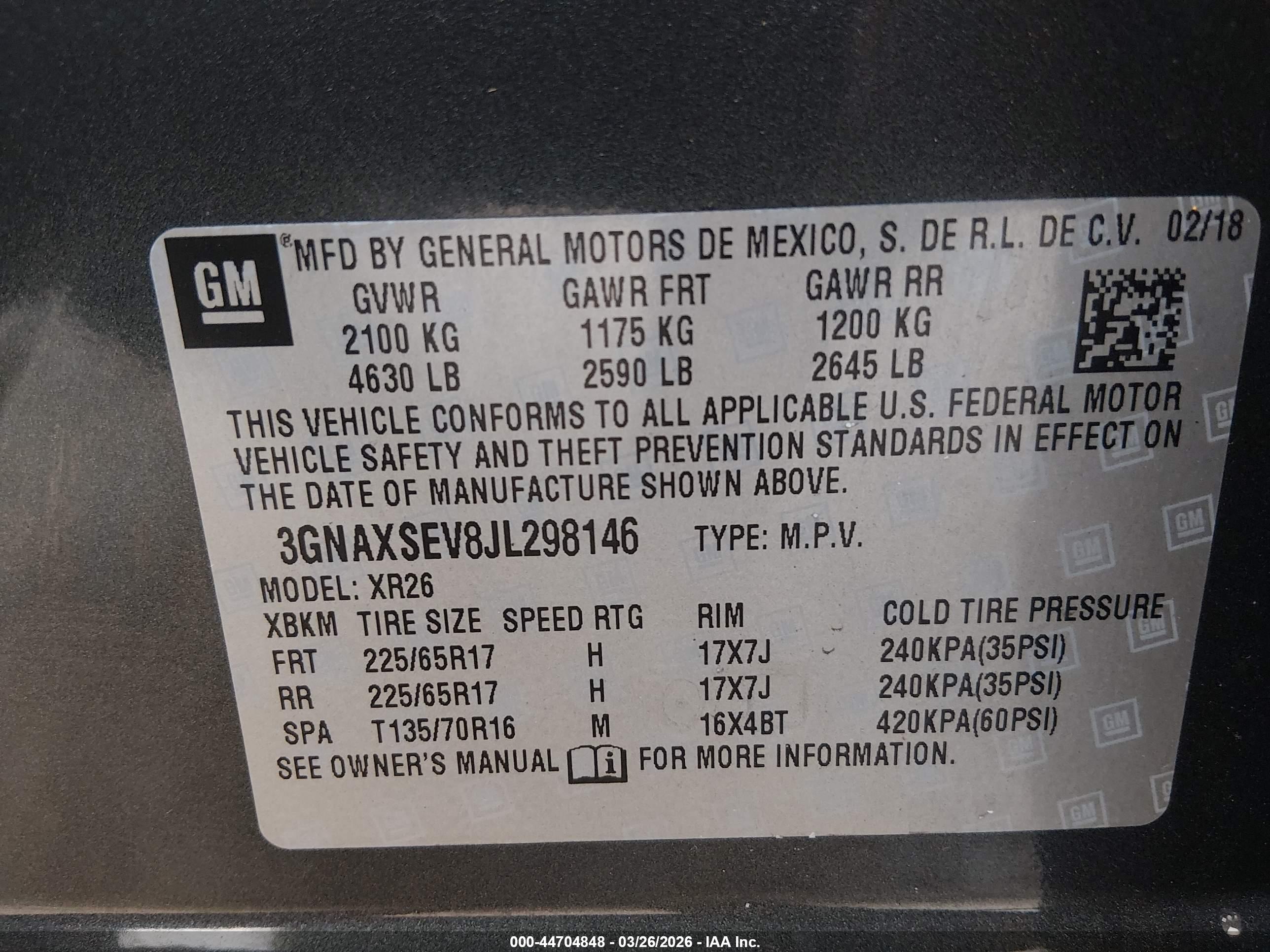CHEVROLET EQUINOX image 9
