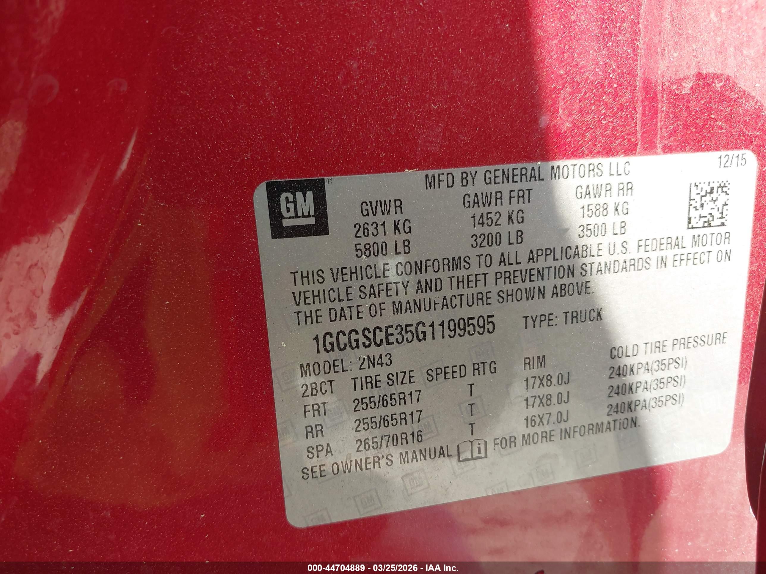 CHEVROLET COLORADO image 9