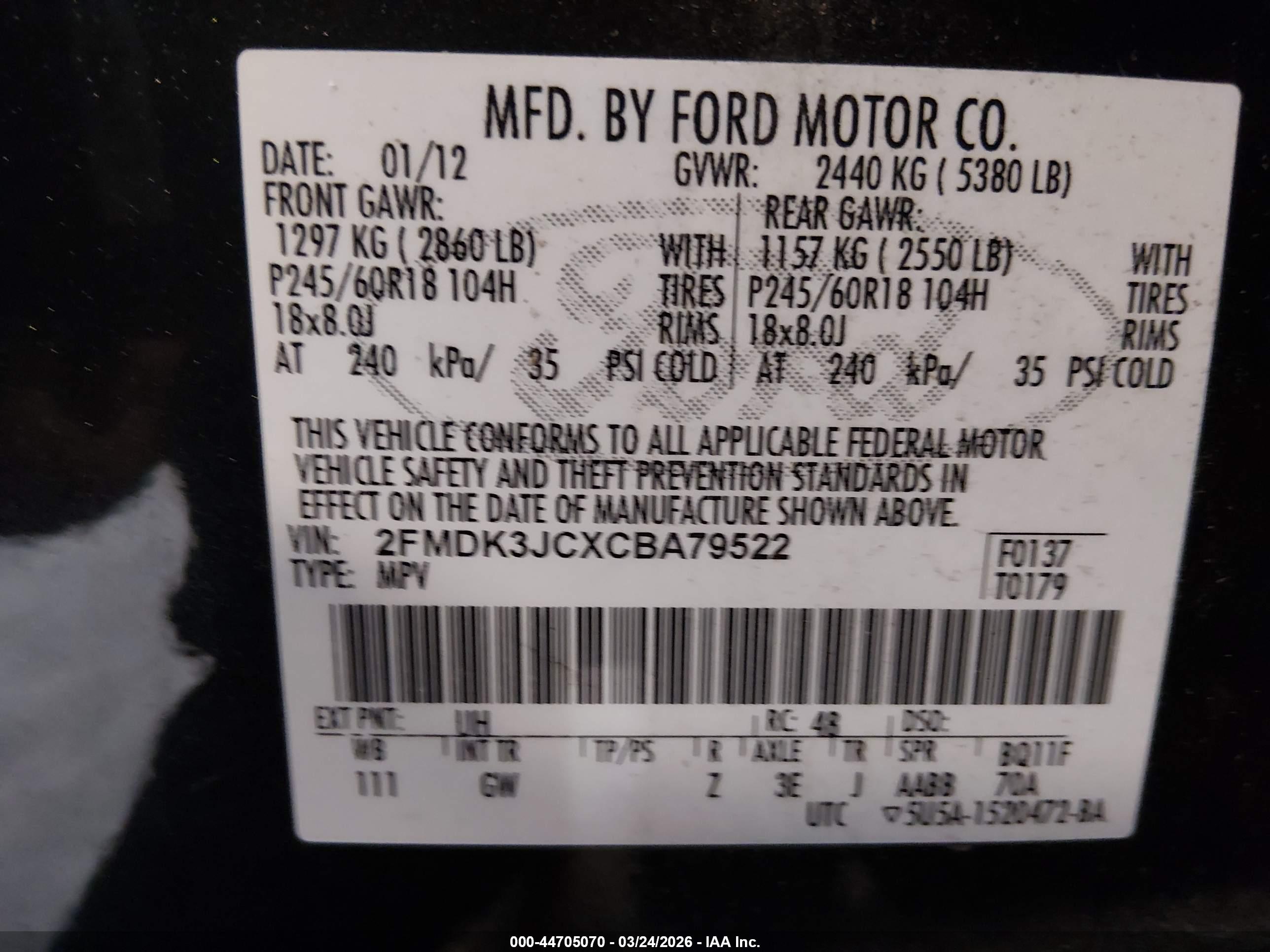 FORD EDGE image 9