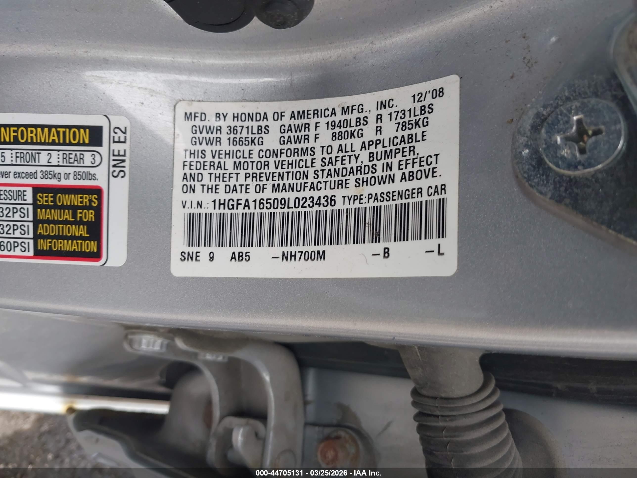 HONDA CIVIC image 9