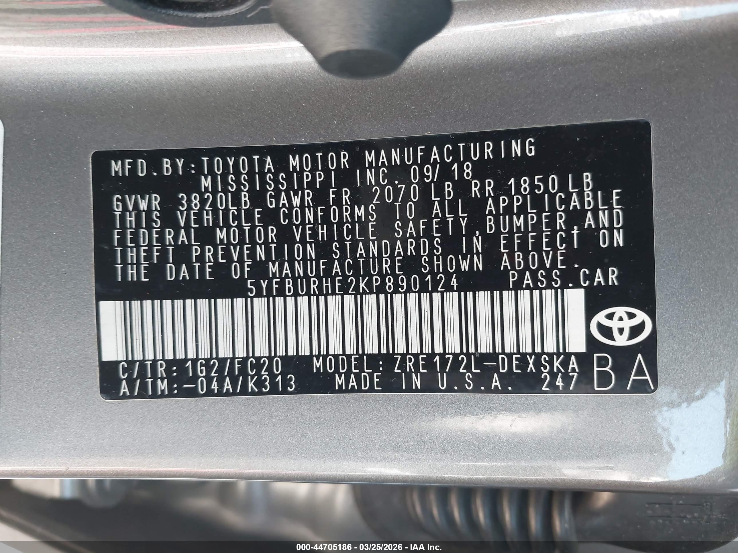 TOYOTA COROLLA image 9
