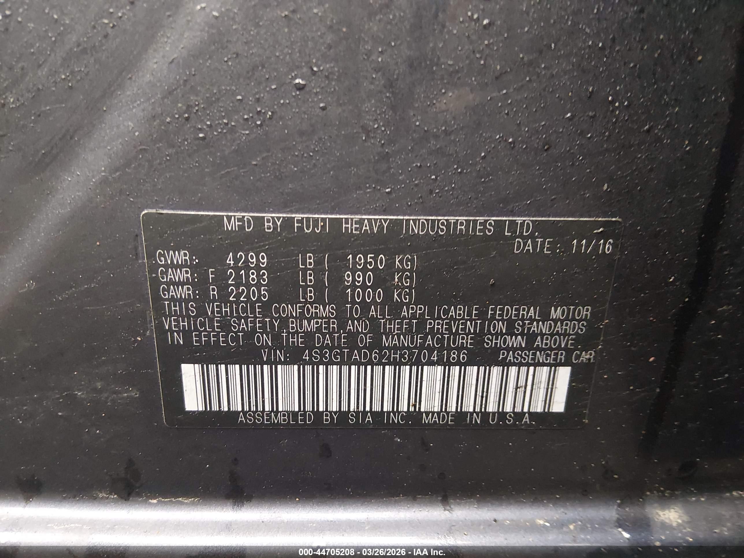 SUBARU IMPREZA image 9