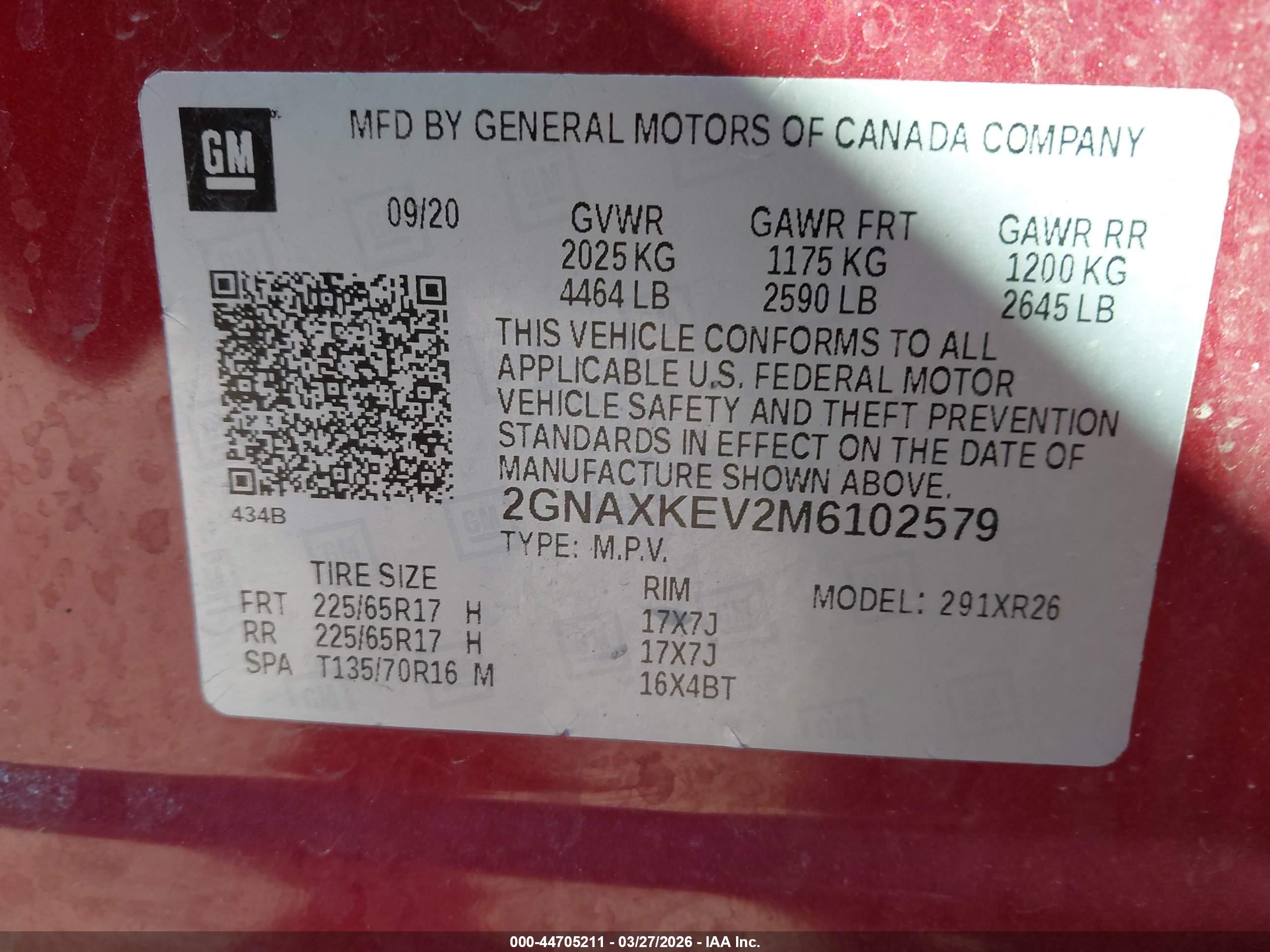 CHEVROLET EQUINOX image 9