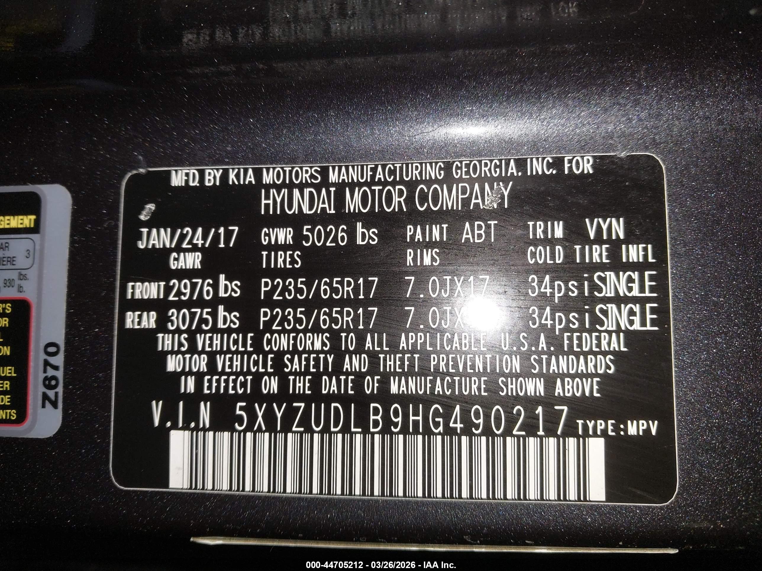 HYUNDAI SANTA image 9