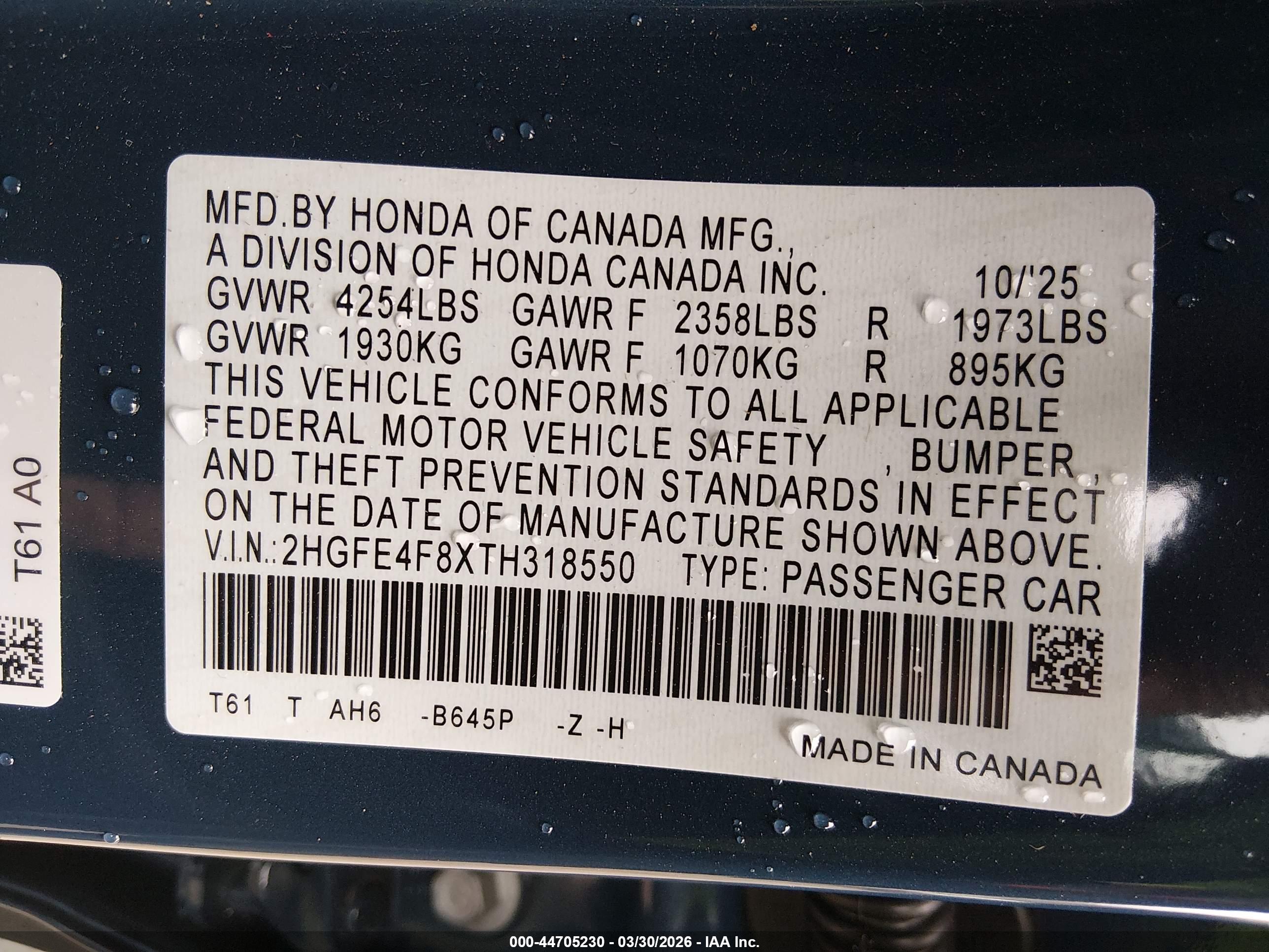 HONDA CIVIC image 9