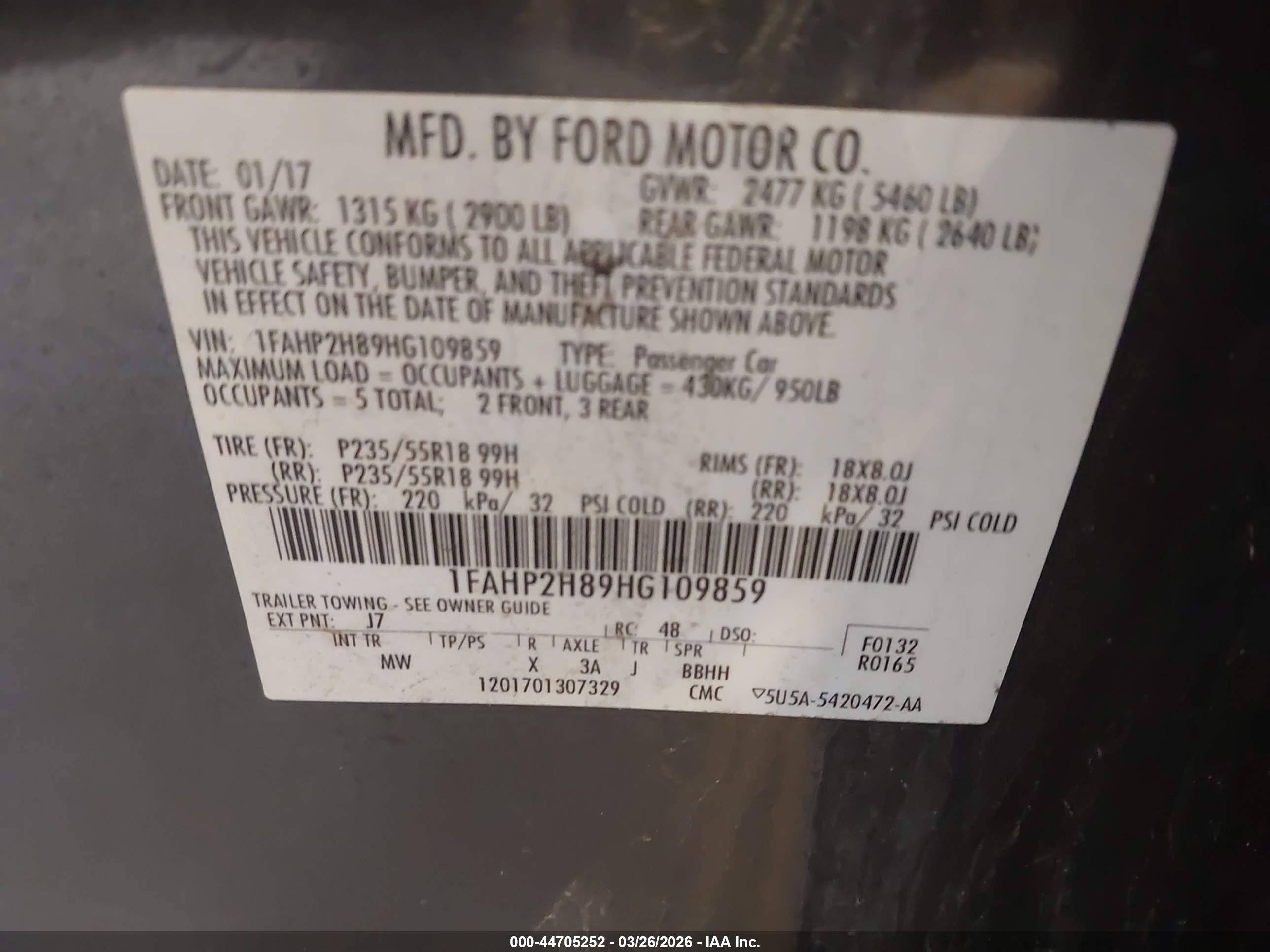 FORD TAURUS image 9