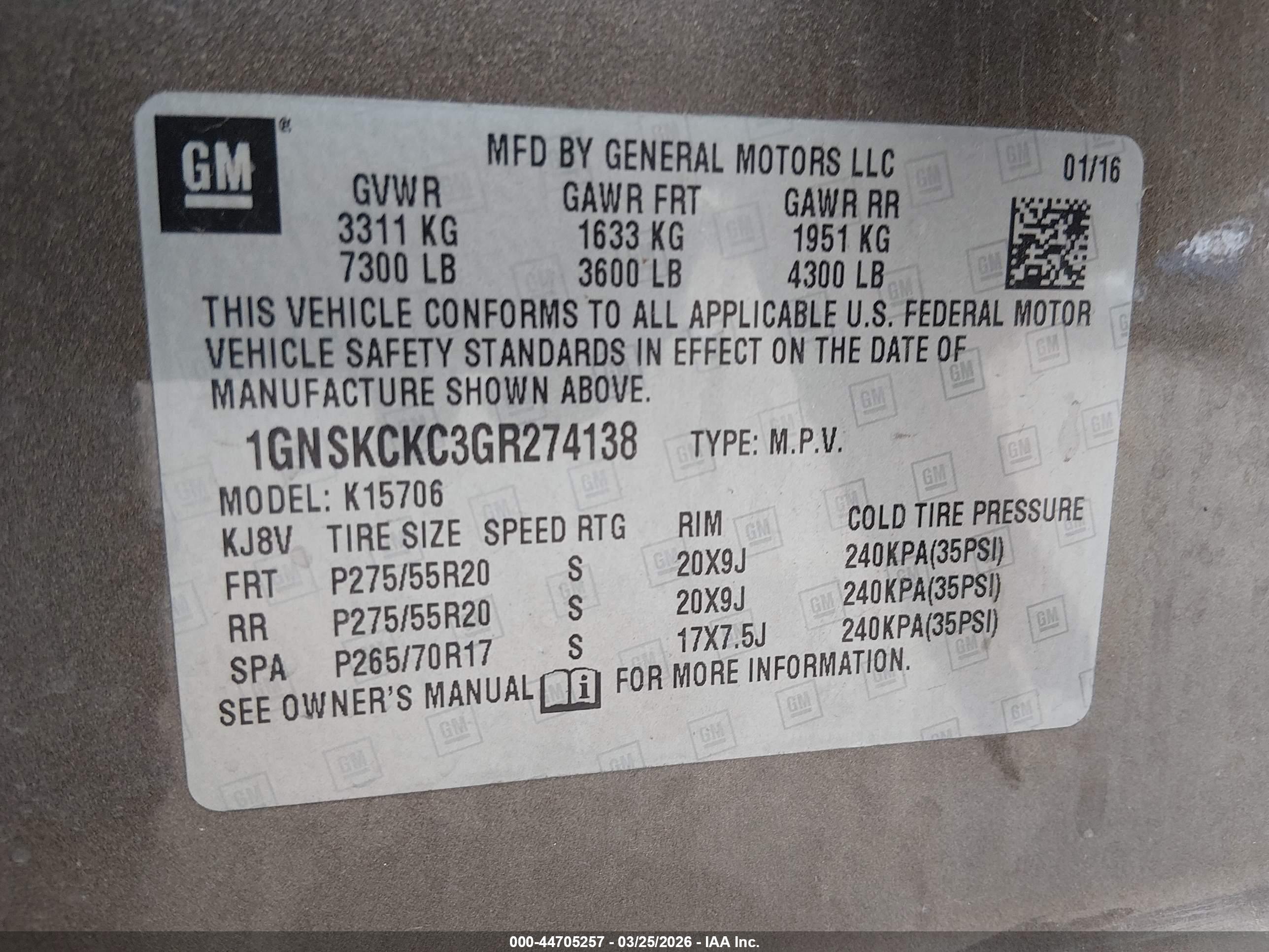 CHEVROLET TAHOE image 9