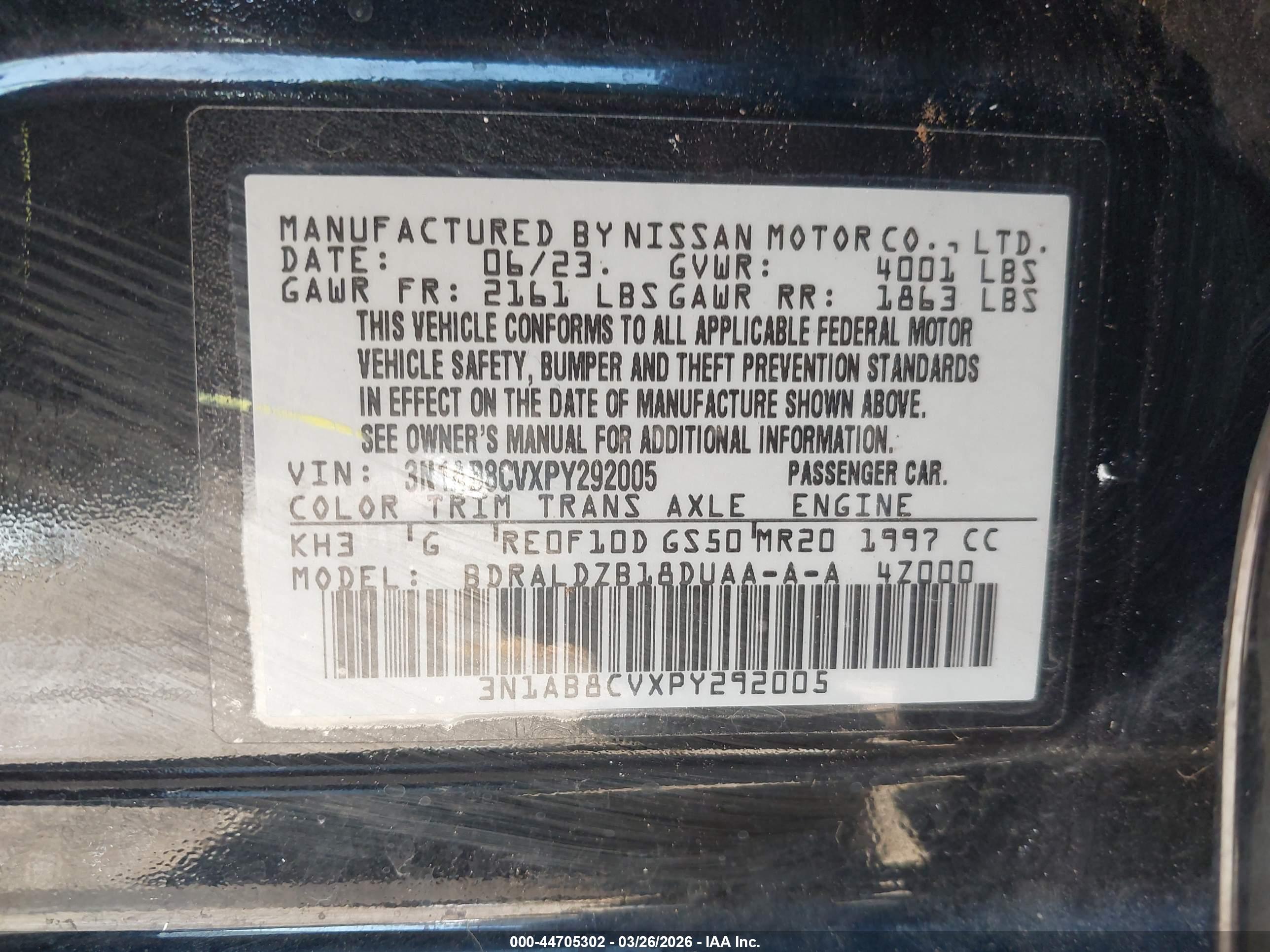 NISSAN SENTRA image 9