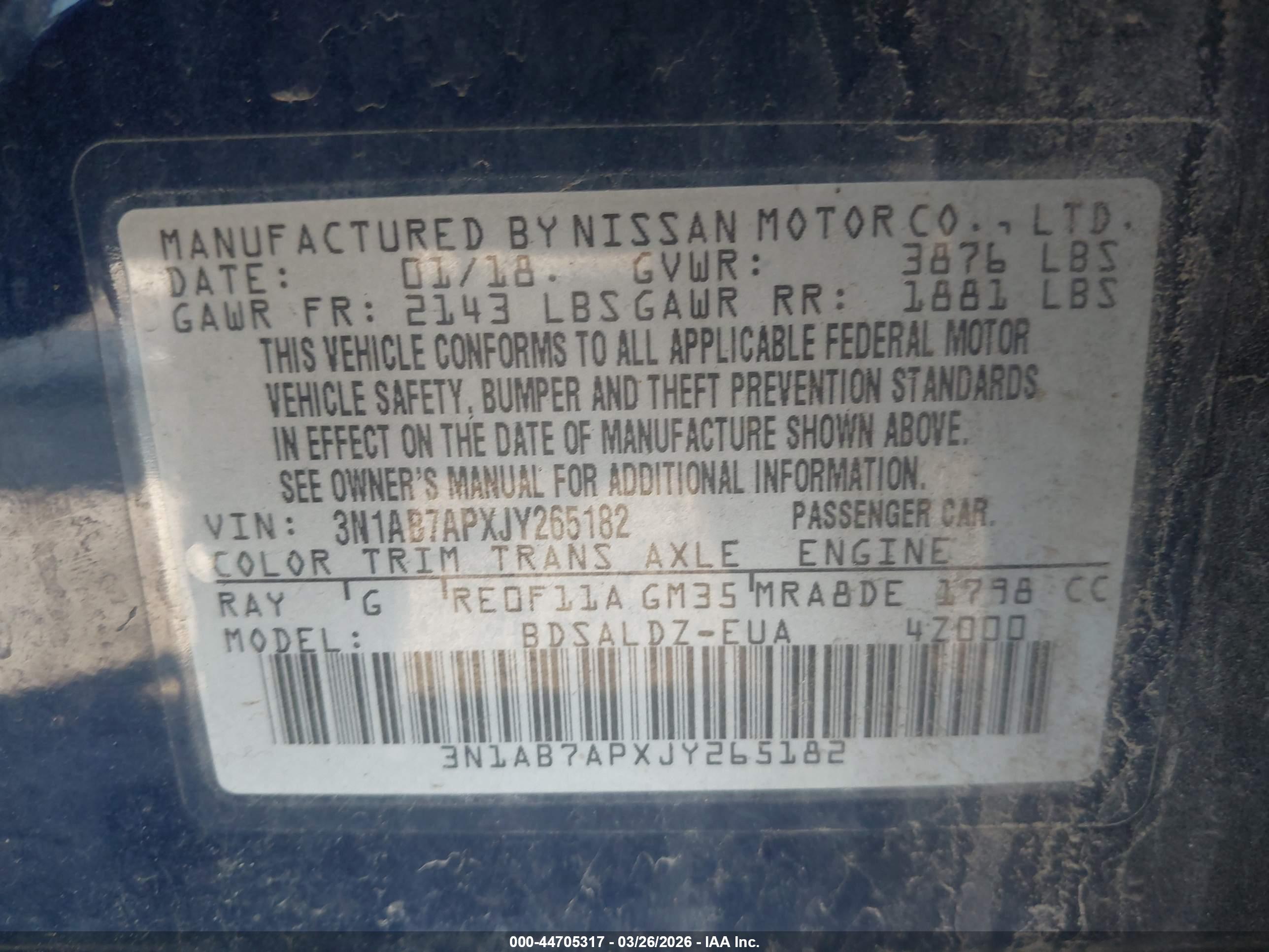 NISSAN SENTRA image 9