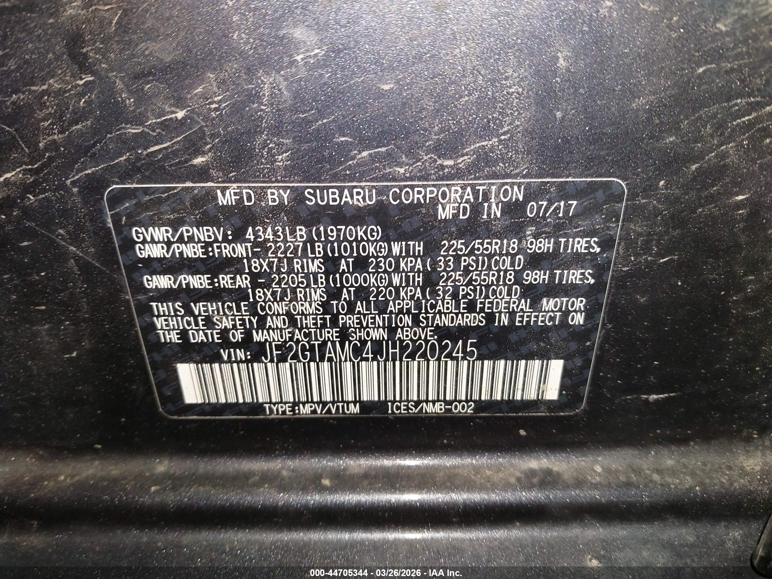SUBARU CROSSTREK image 9