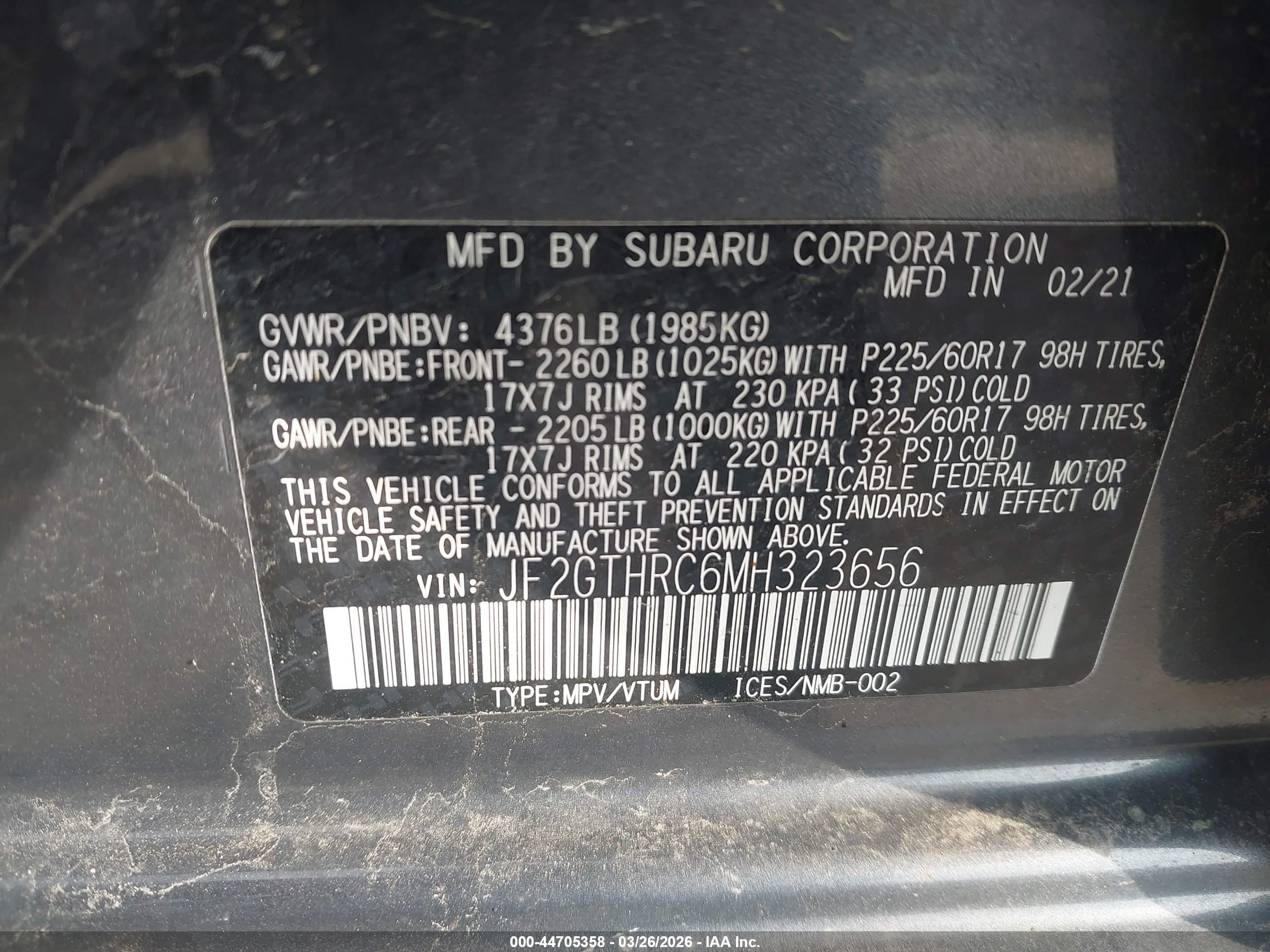 SUBARU CROSSTREK image 9