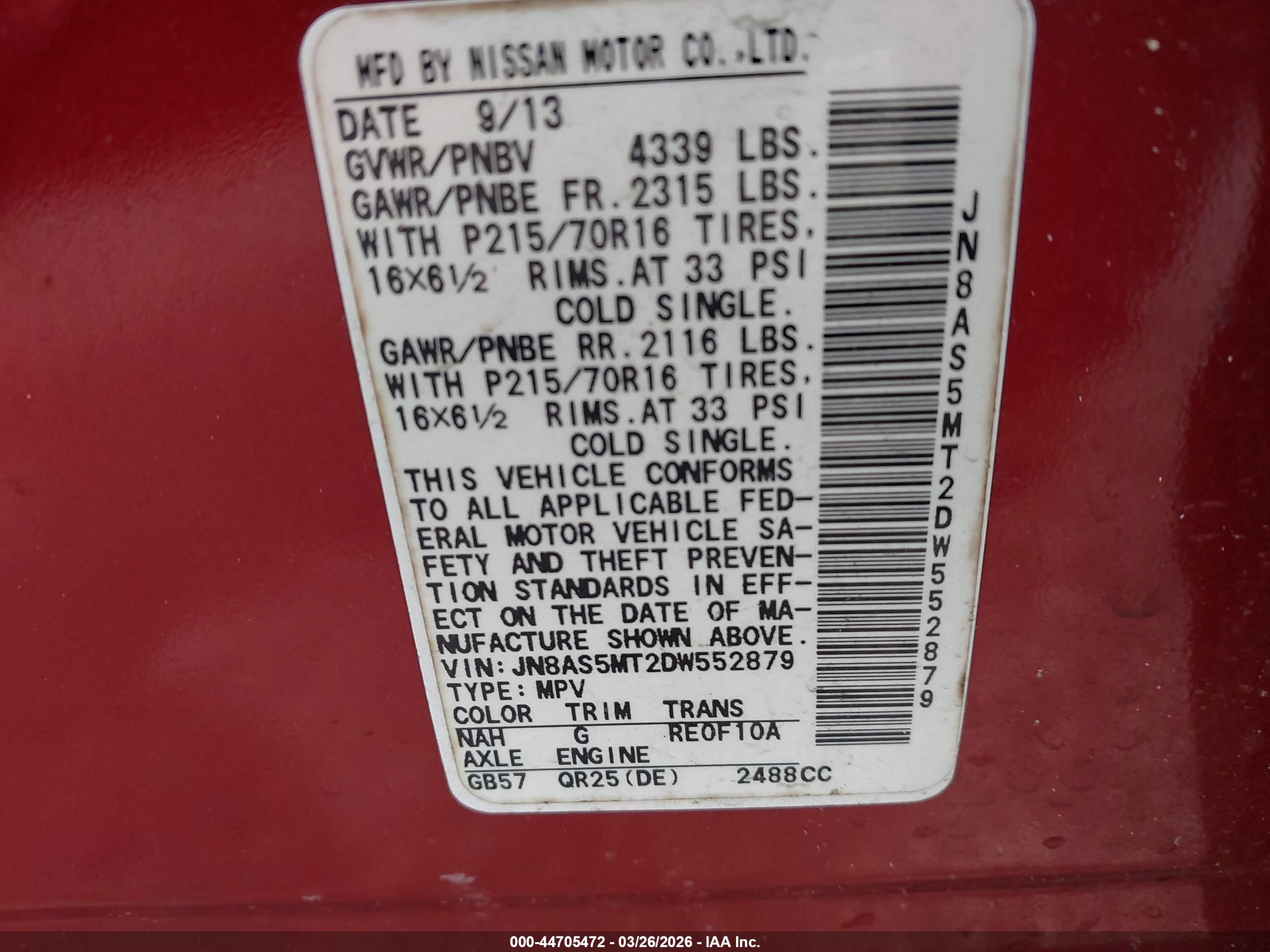 NISSAN ROGUE image 9