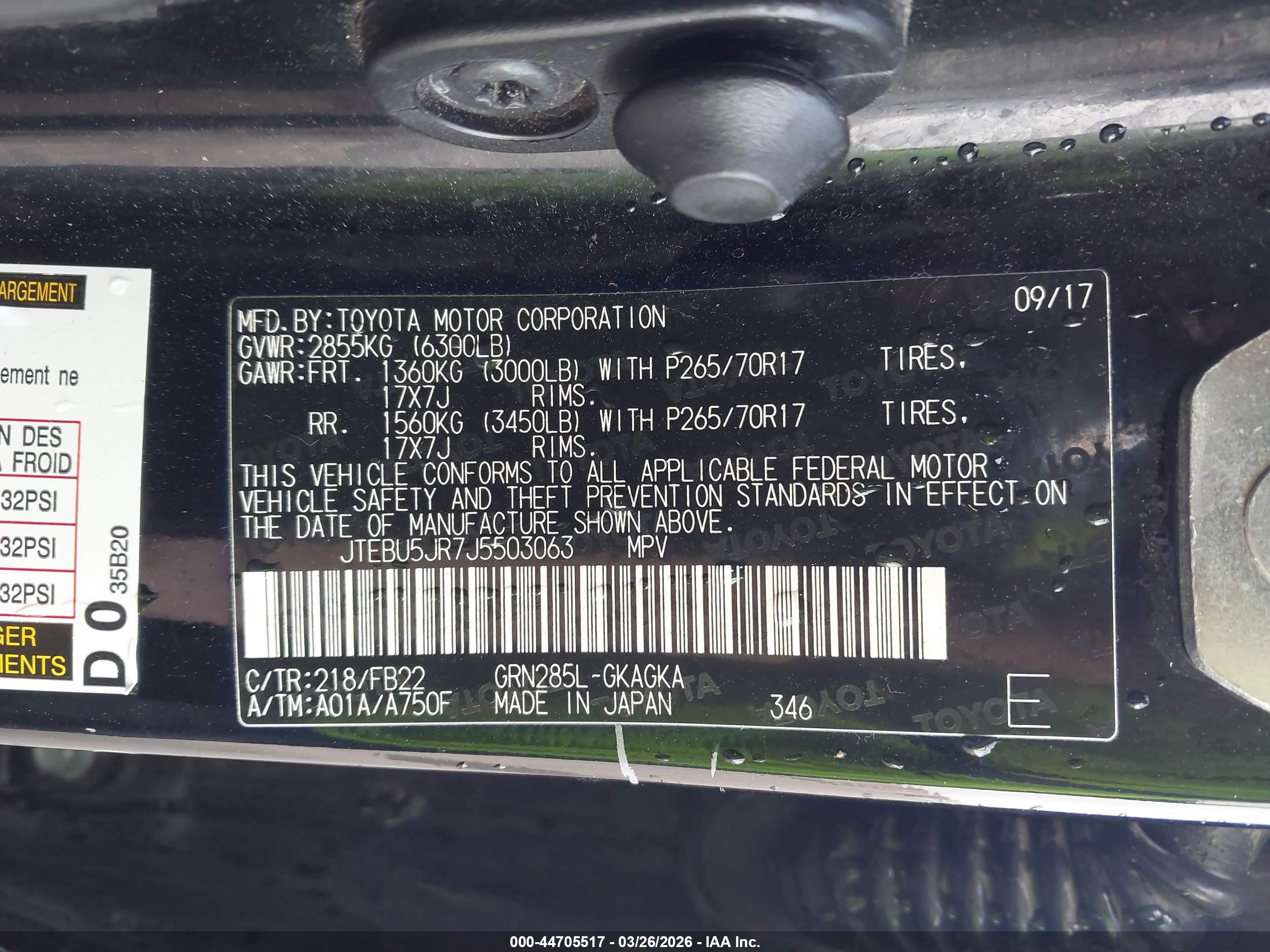 TOYOTA 4RUNNER image 9