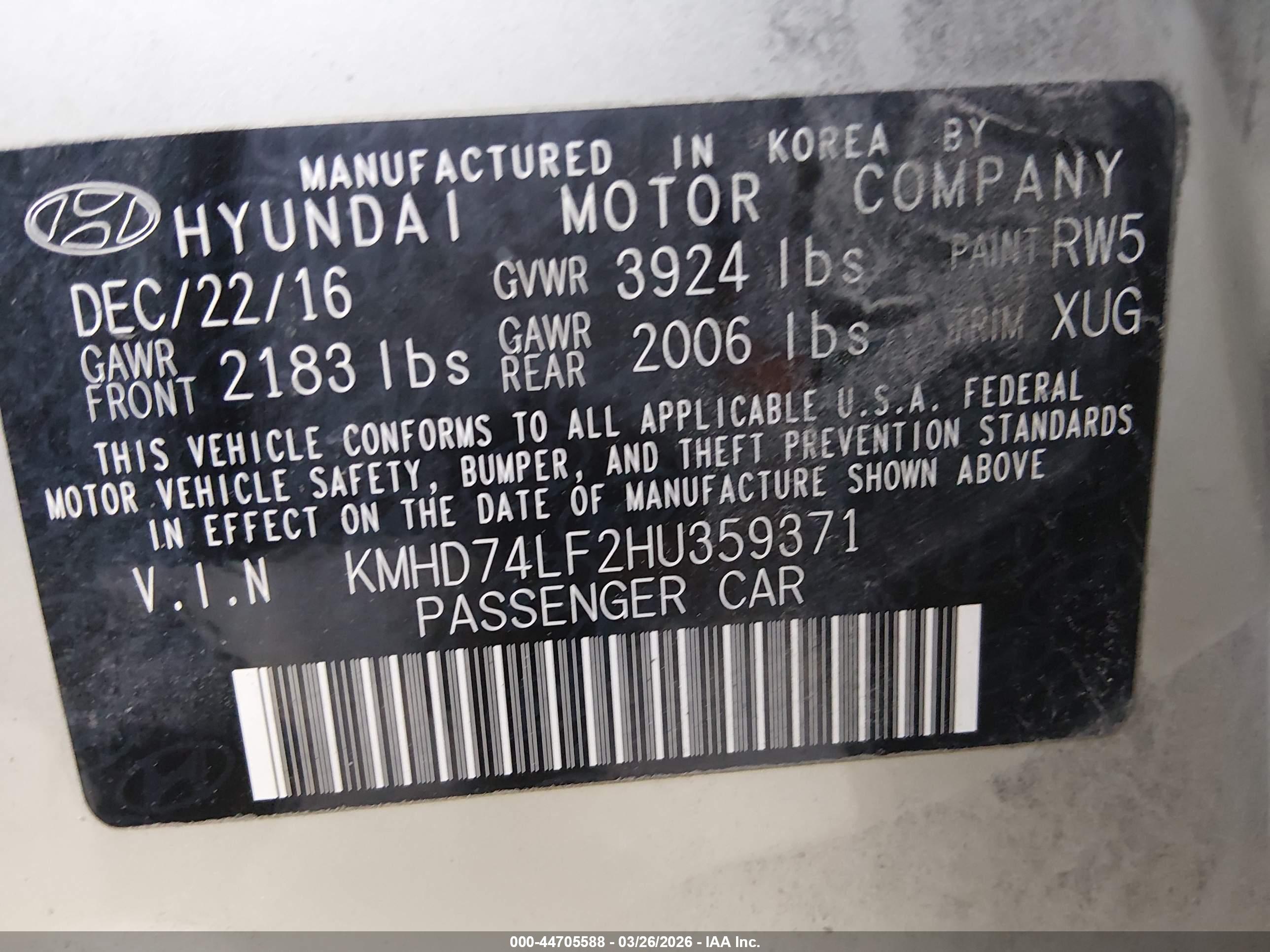 HYUNDAI ELANTRA image 9