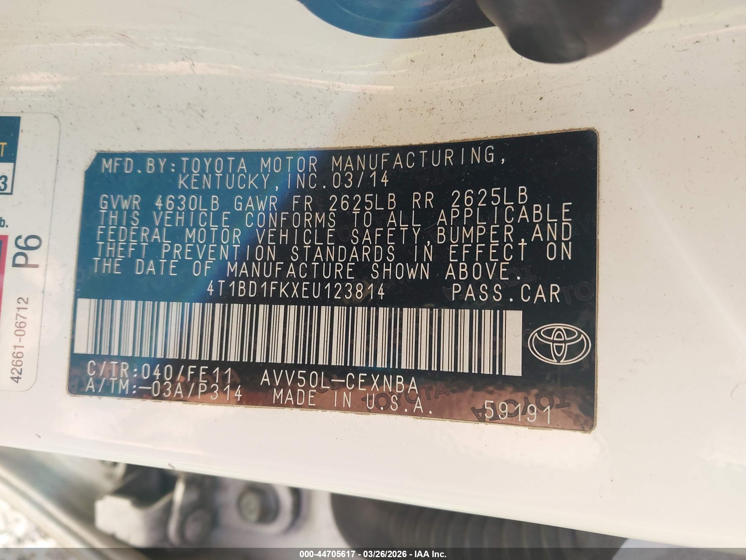 TOYOTA CAMRY image 9