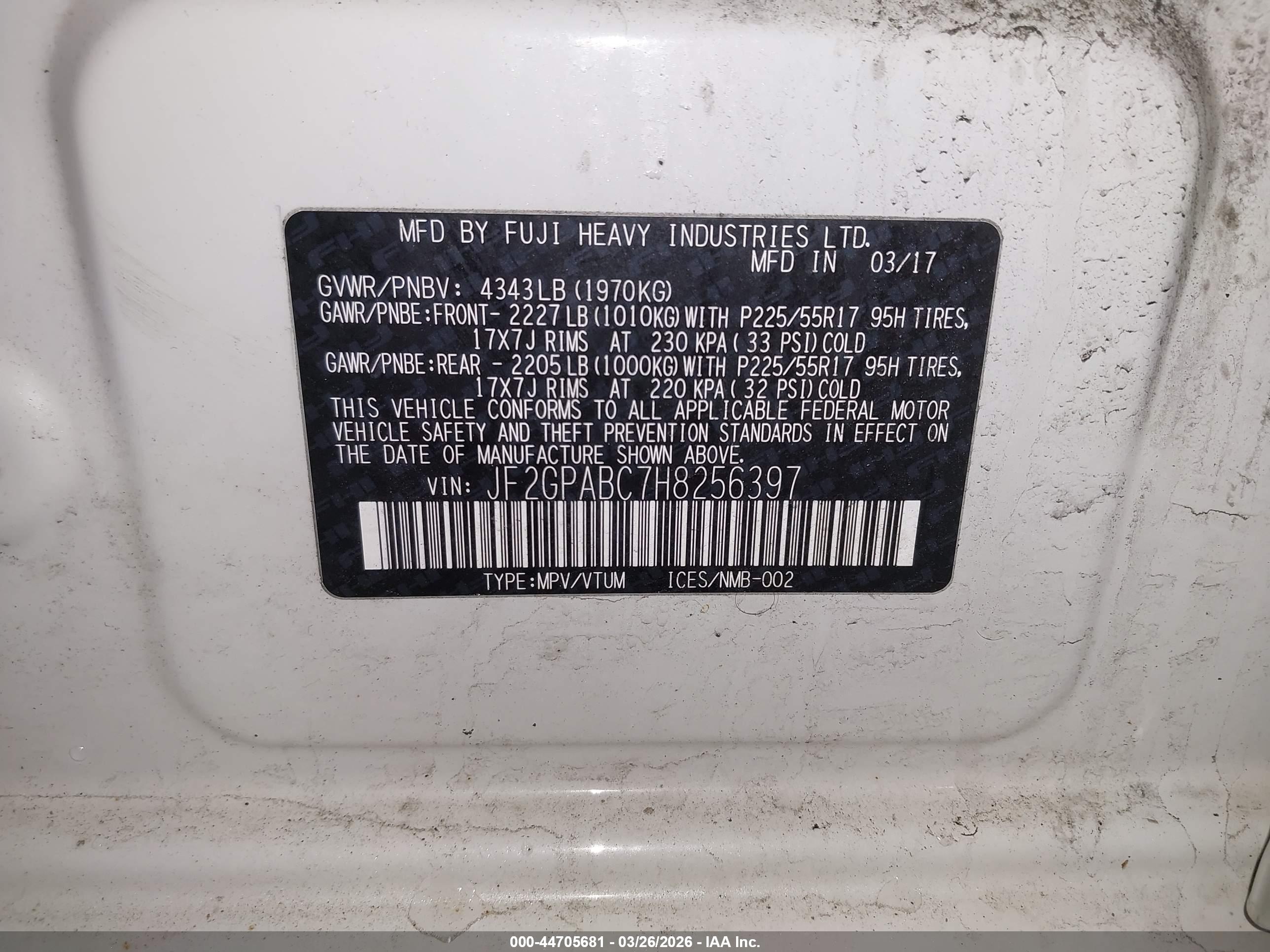 SUBARU CROSSTREK image 9