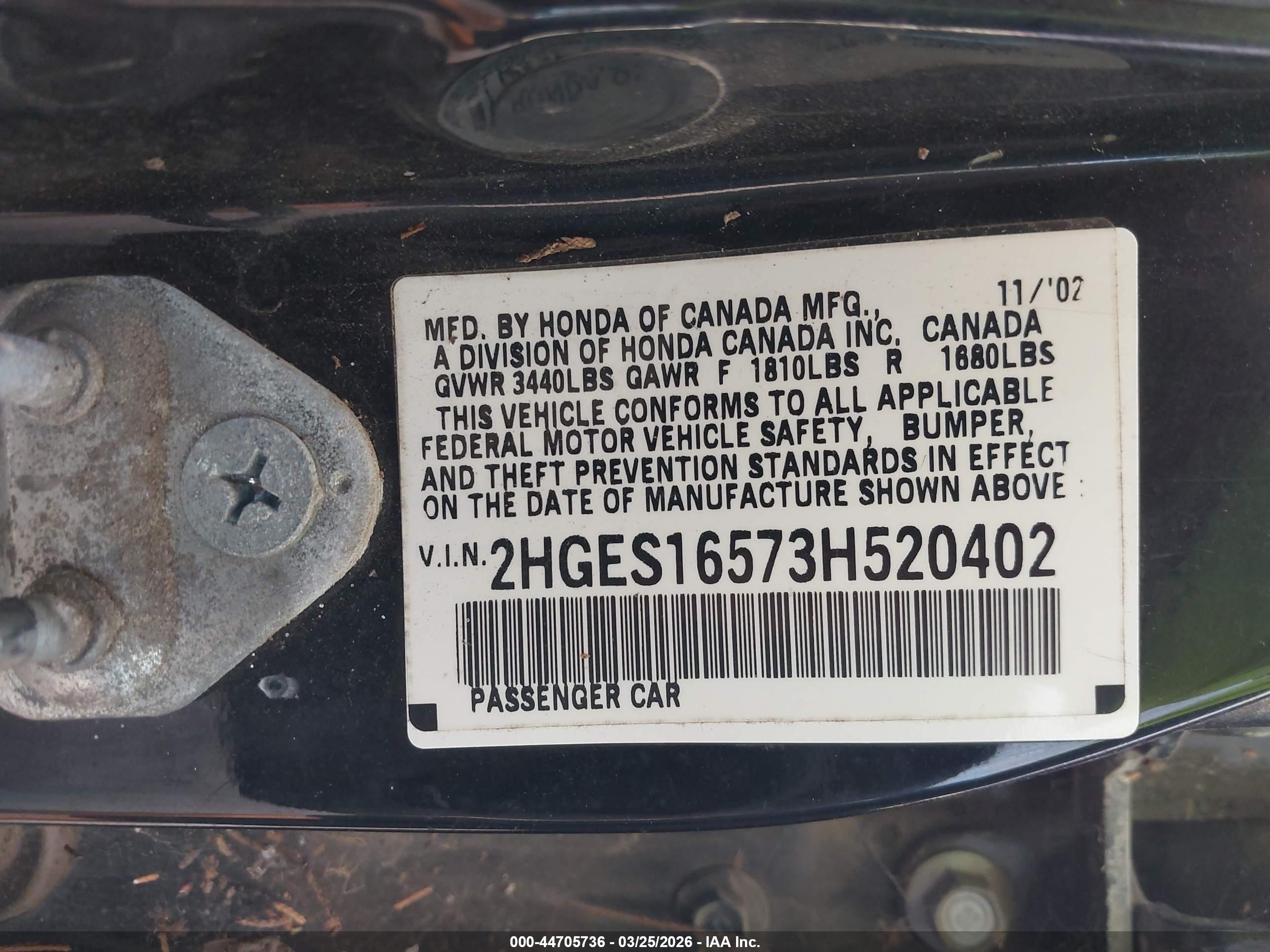 HONDA CIVIC image 9
