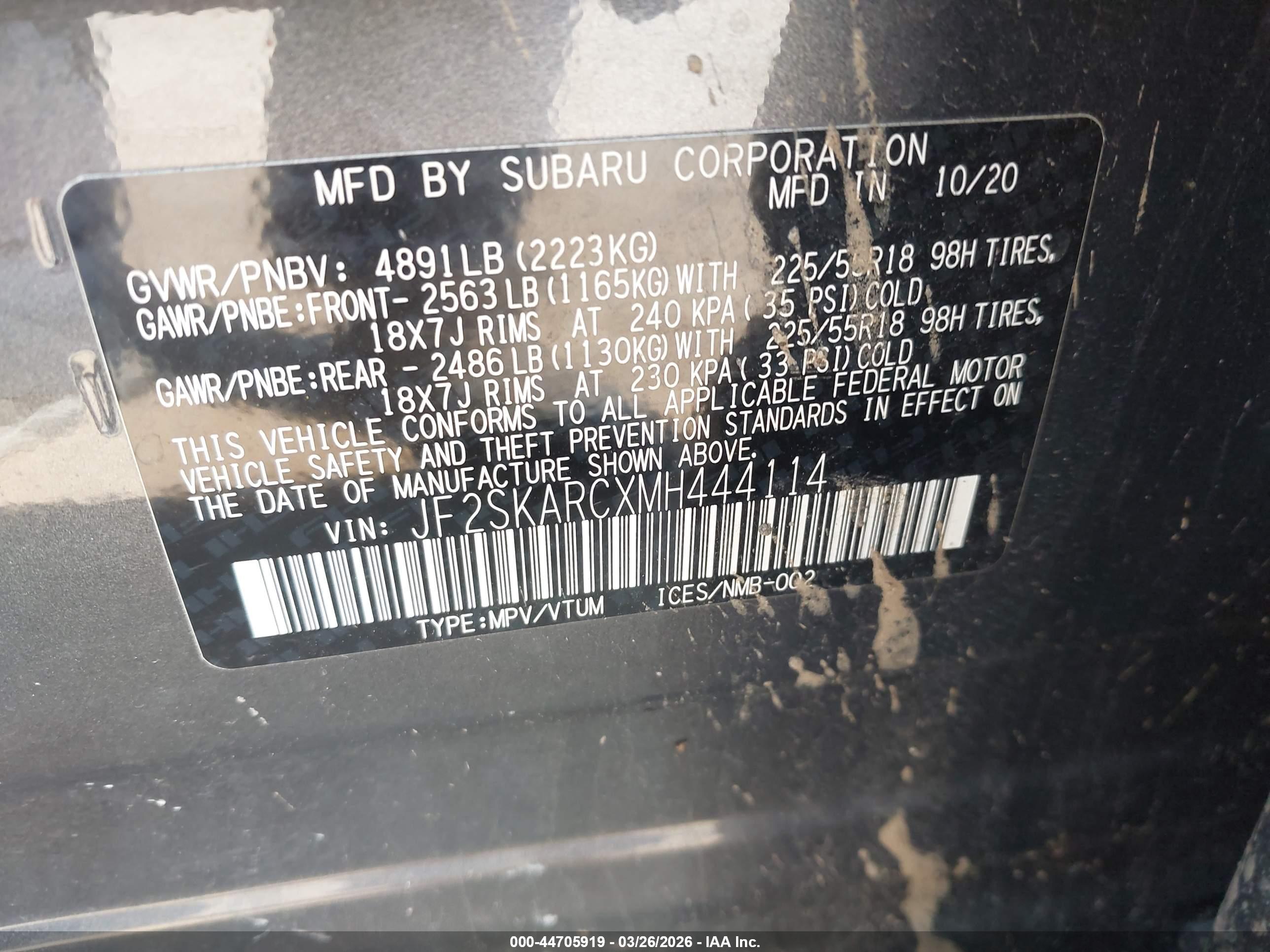 SUBARU FORESTER image 9