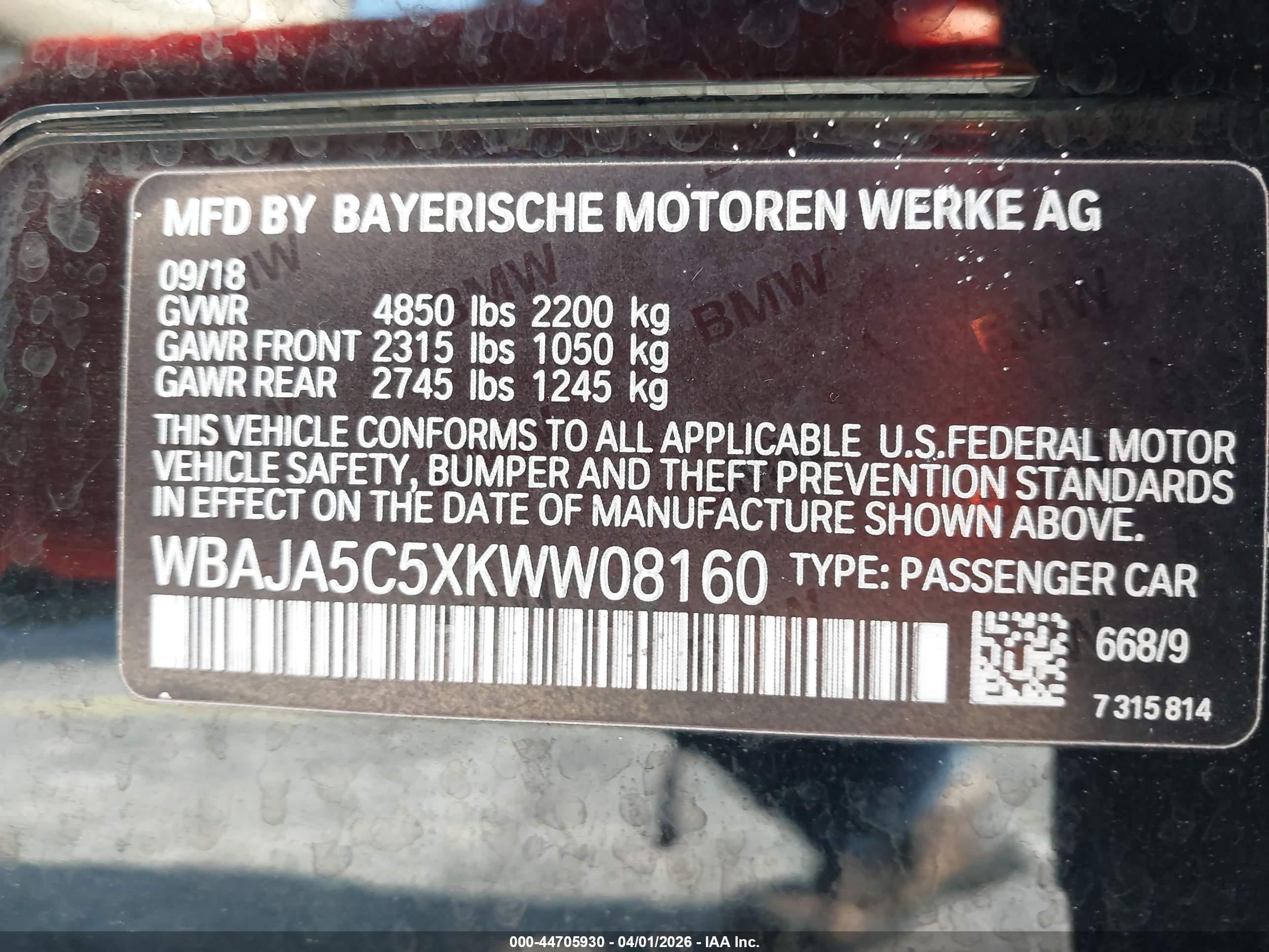 BMW 530I image 9