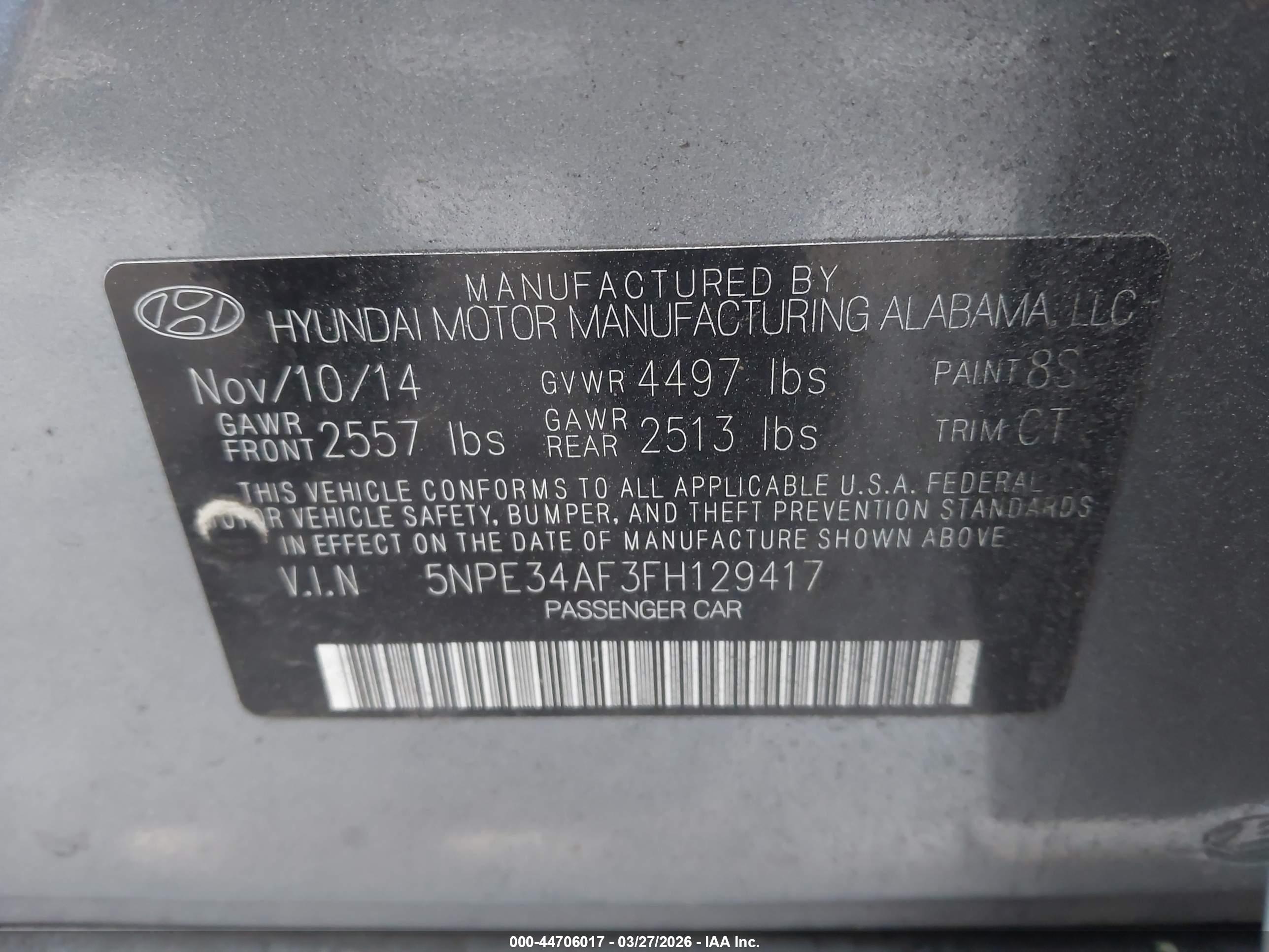HYUNDAI SONATA image 9